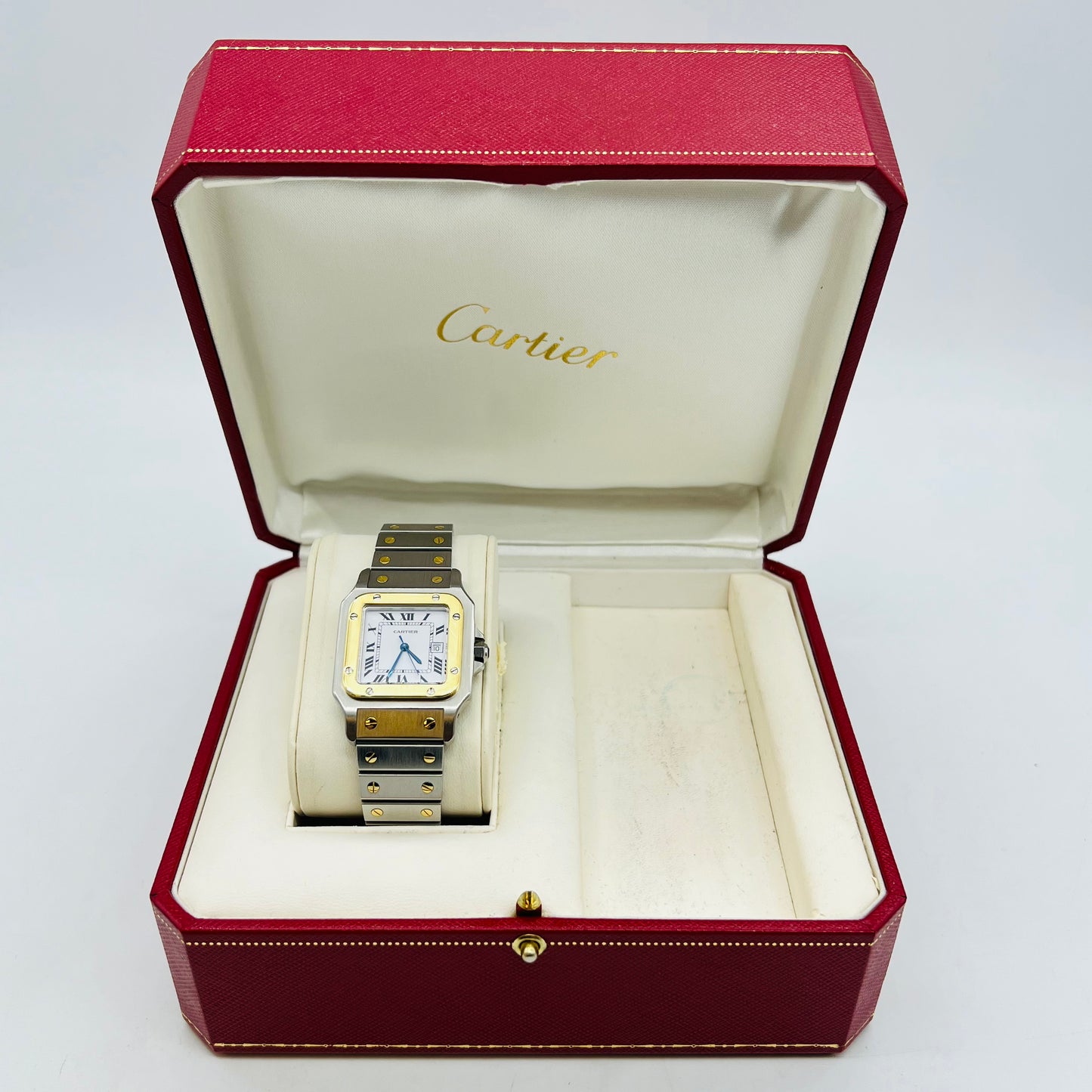 Cartier Santos Galbee 29mm 18k Yellow Gold & Steel Automatic AC23.80