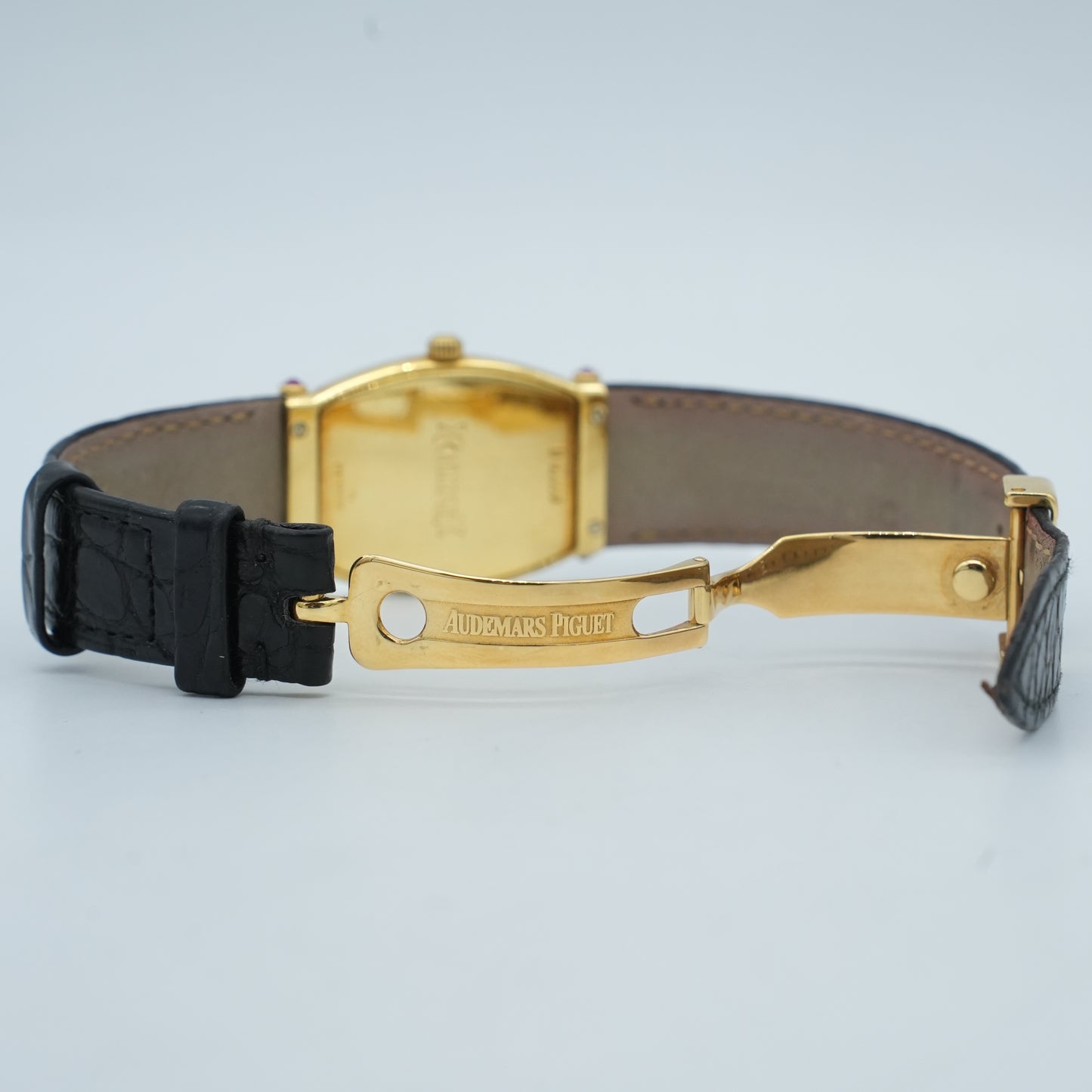 Audemars Piguet Carnegie 14941 diamond bezel ladies watch 18kt yellow gold