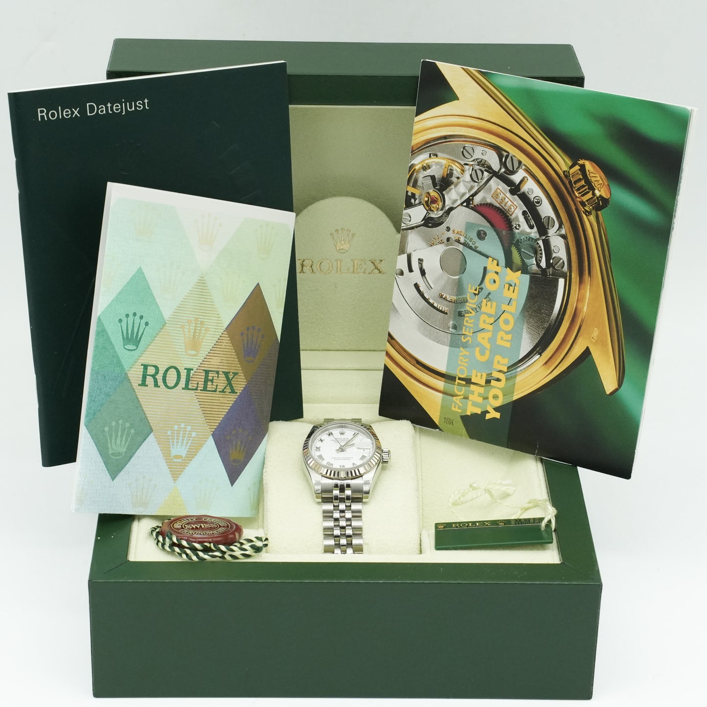 Rolex Lady Datejust 179174 26mm White Gold Steel Roman