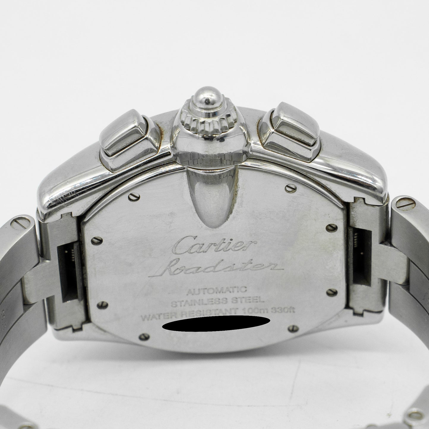 Cartier Roadster Chronograph 2618 Black Dial 43mm Automatic