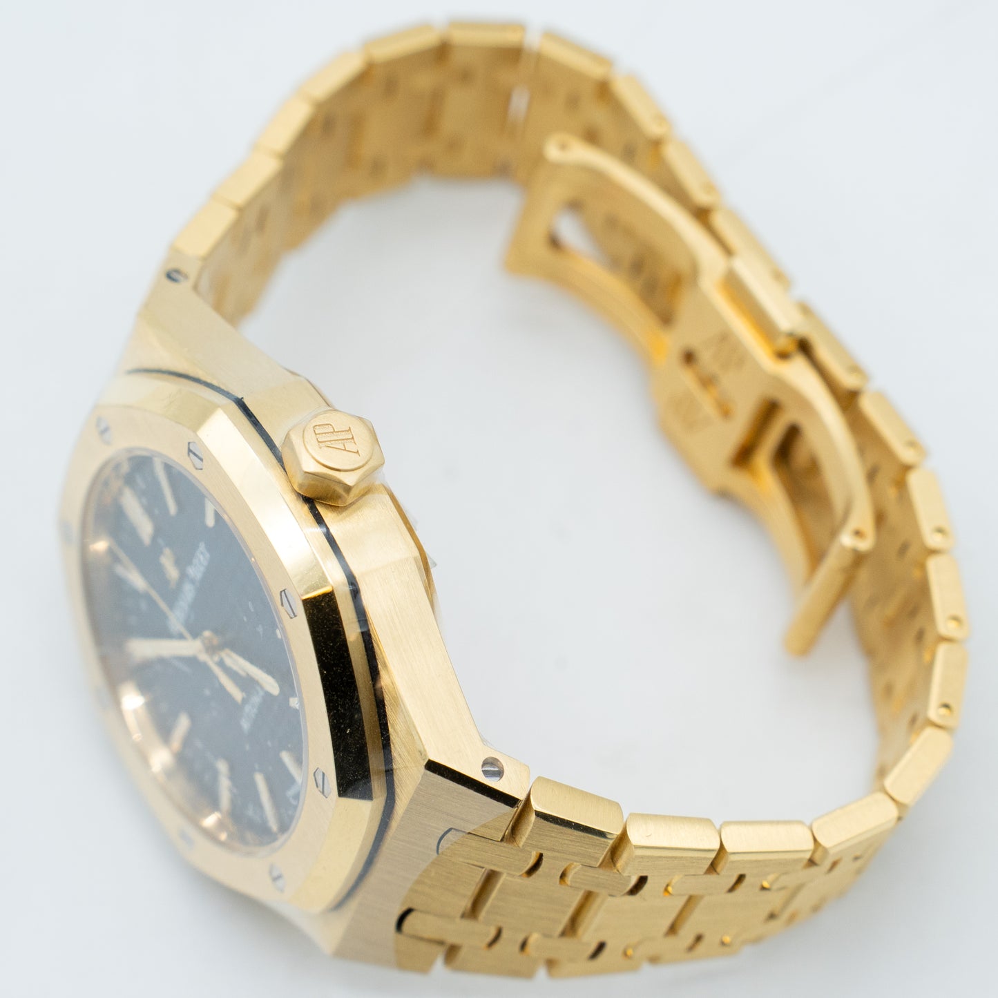 Audemars Piguet Royal Oak 15450BA Blue Dial 18K Yellow Gold