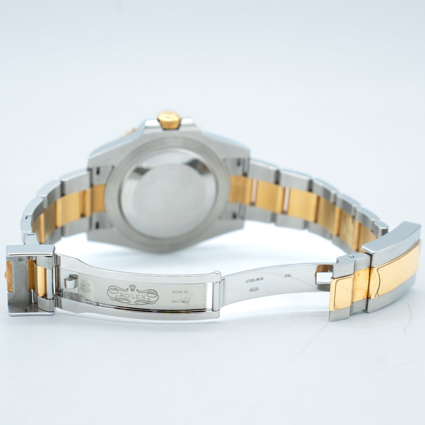 Rolex GMT-Master II Gold & Steel 116713LN Oyster Bracelet Black Dial