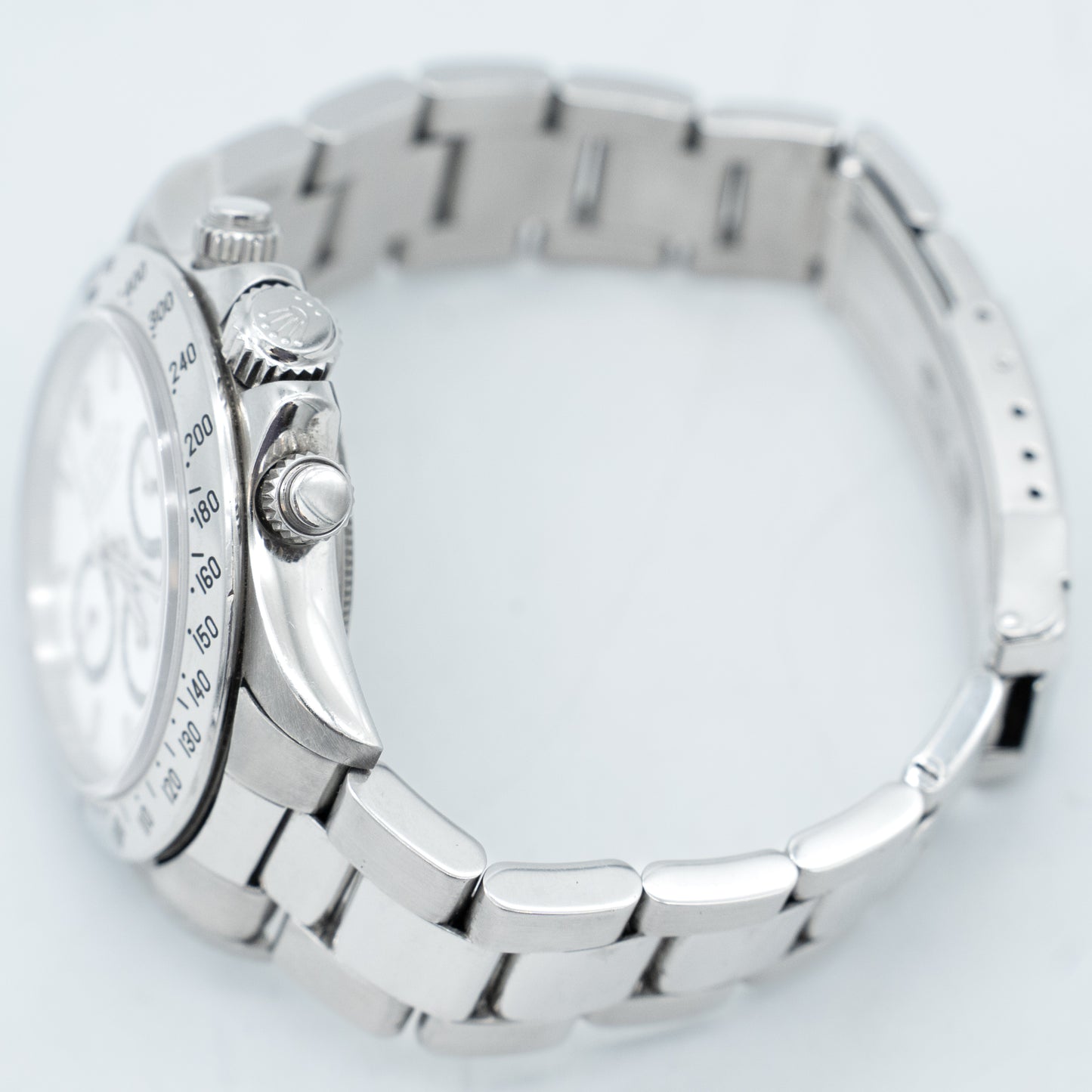 Rolex Daytona Zenith Stainless Steel Oyster Automatic White