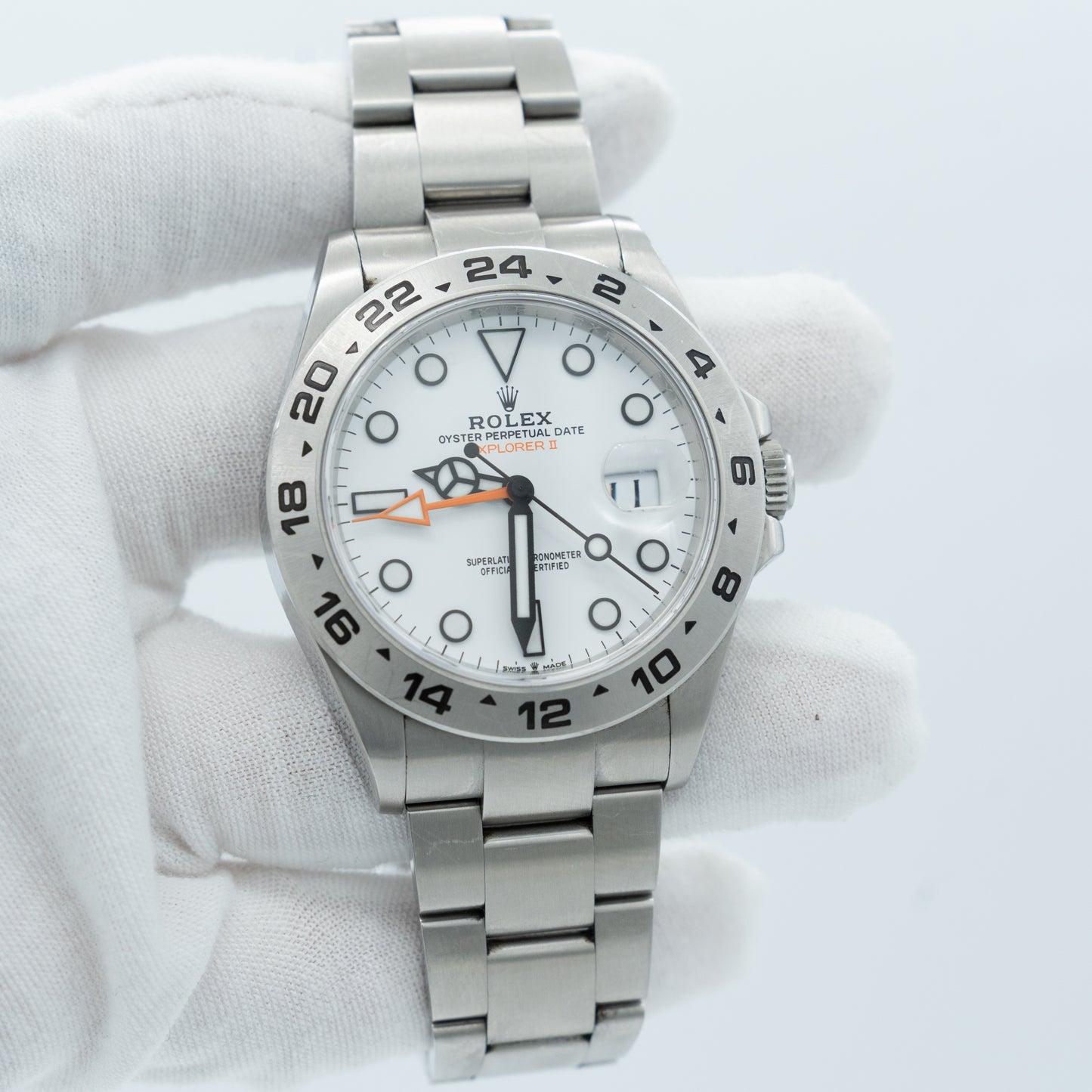 Rolex Explorer II Steel 42mm White Dial Ref: 226570
