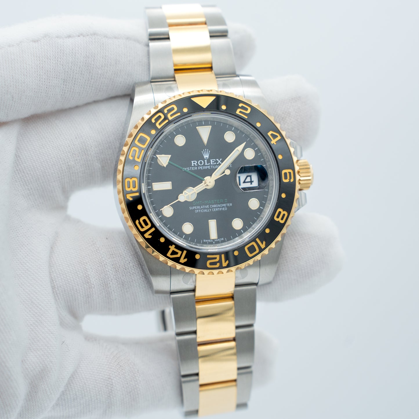 Rolex GMT-Master II Gold & Steel 116713LN Oyster Bracelet