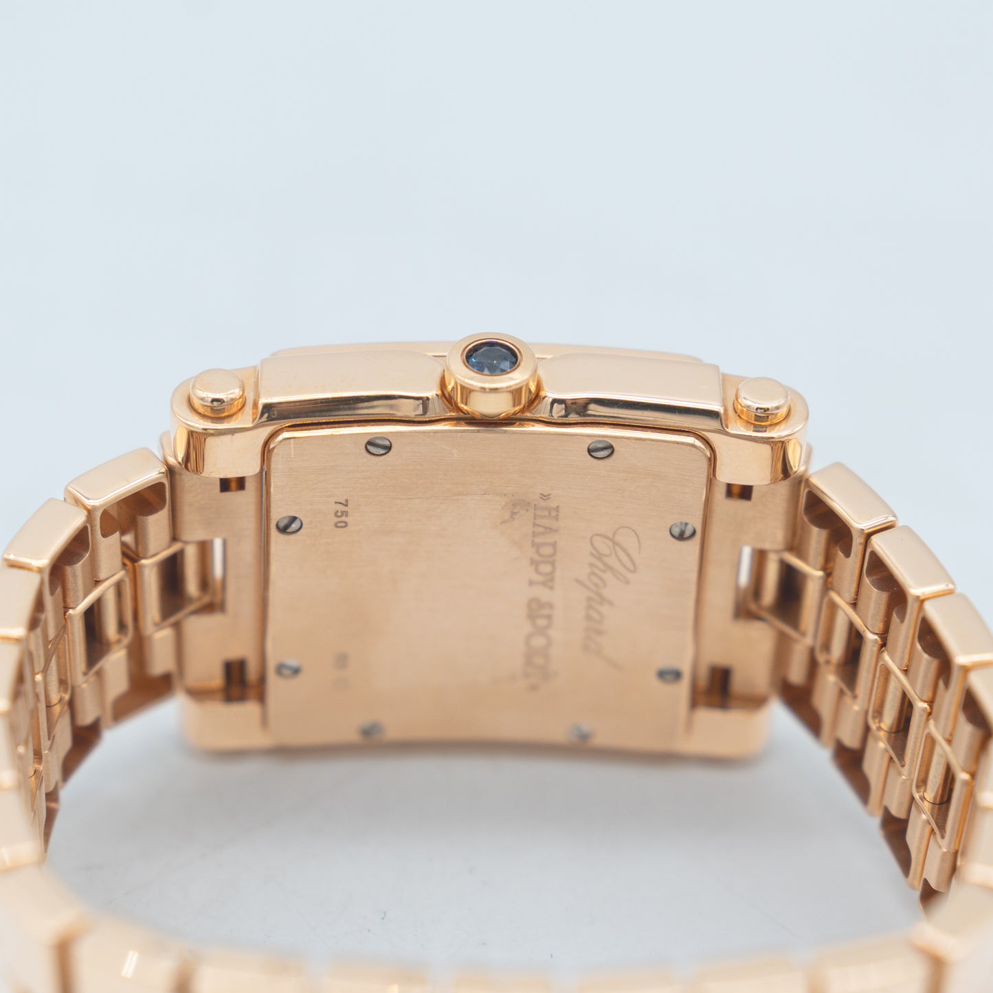 Chopard Happy Sport Square 275322-5001 Rose Gold Ladies Watch