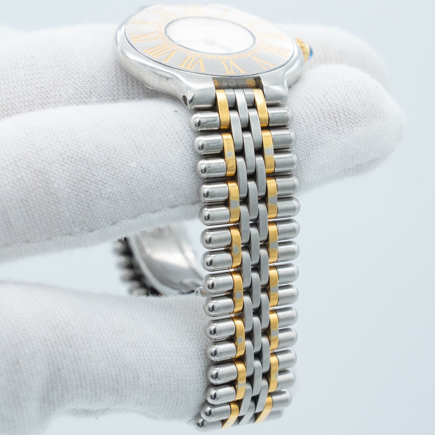 Cartier Must 21 Stainless Steel and Yellow Gold 28mm Watch