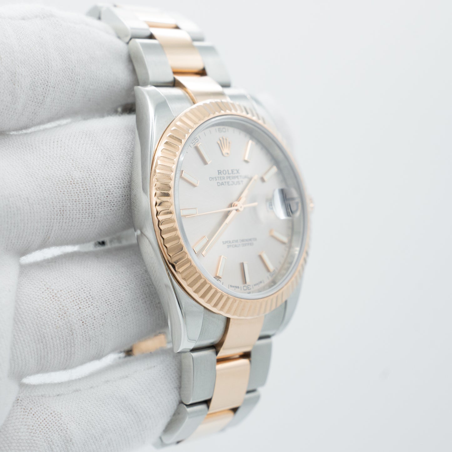 Rolex Datejust 41mm 126331 Two-Tone Oyster Sundust Dial