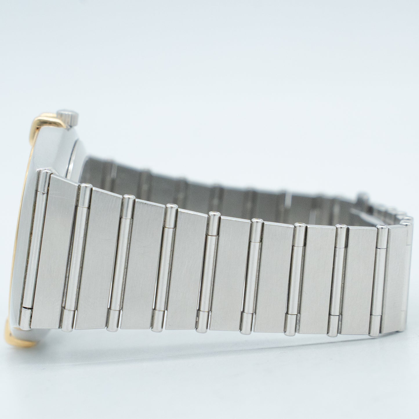 Omega Constellation Yellow Gold White Dial Stainless Steel