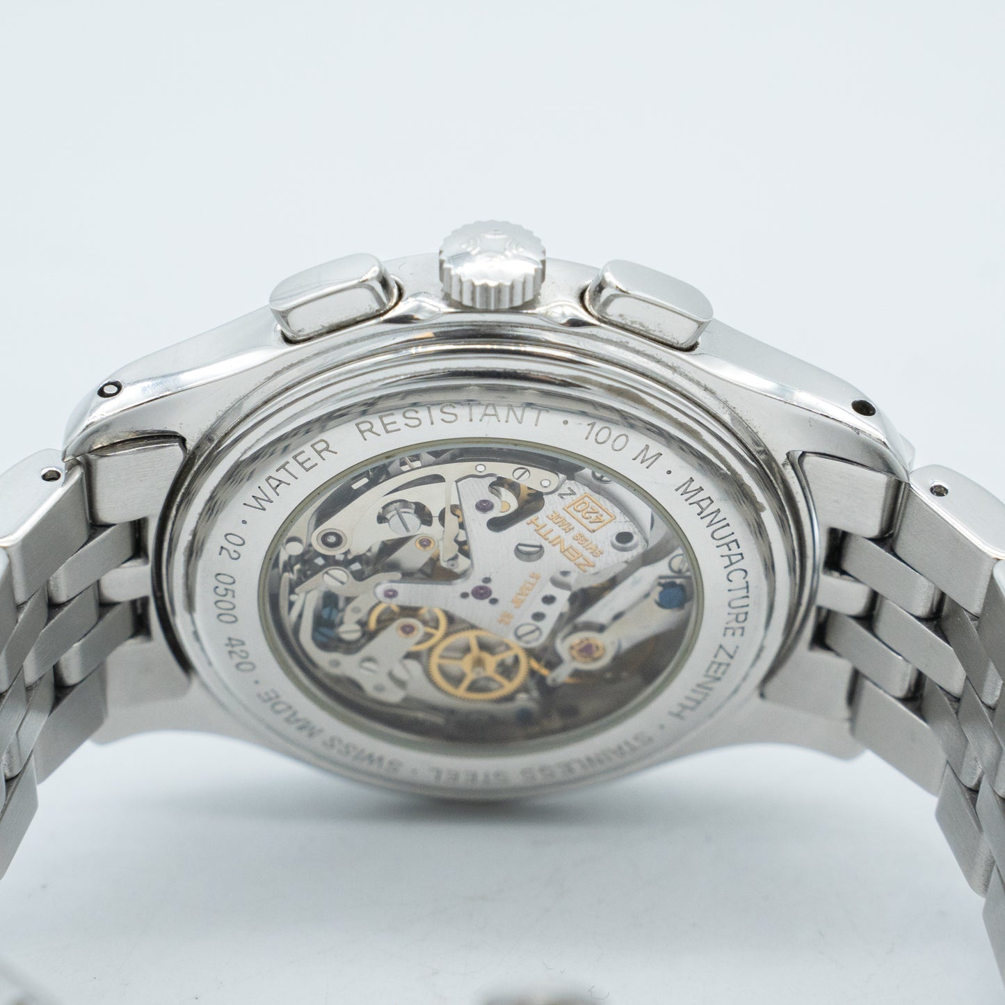 ZENITH 02.0500.420 Class El Primero HW Manual Stainless steel mens