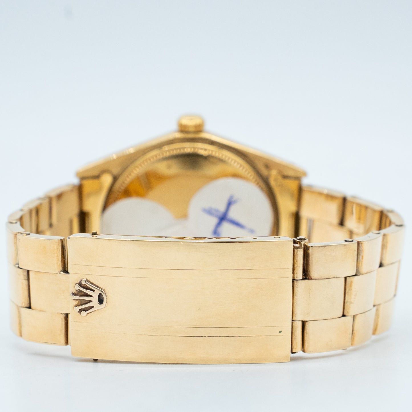 Rolex Oyster Perpetual Date 18K Yellow Gold 1503 with After Market Bracelet