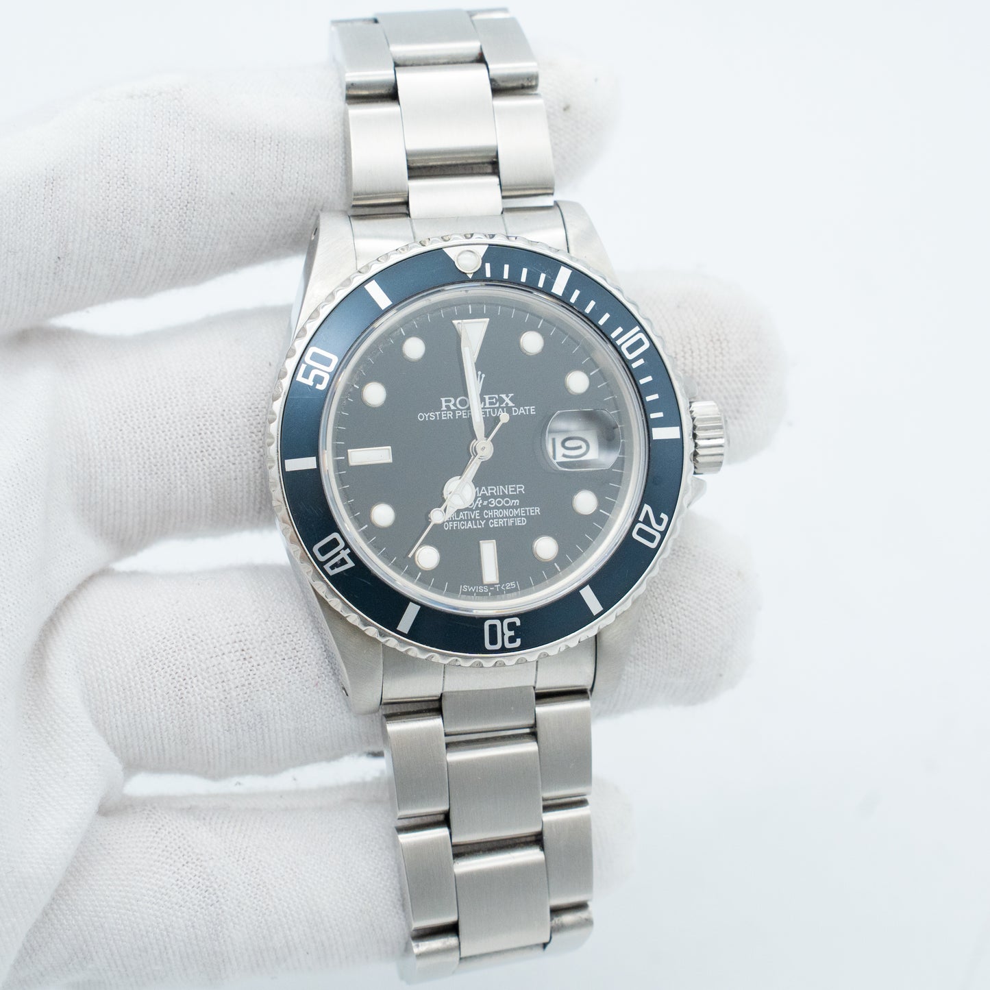 Rolex Submariner Date 16800 40mm Steel Oyster Automatic Watch