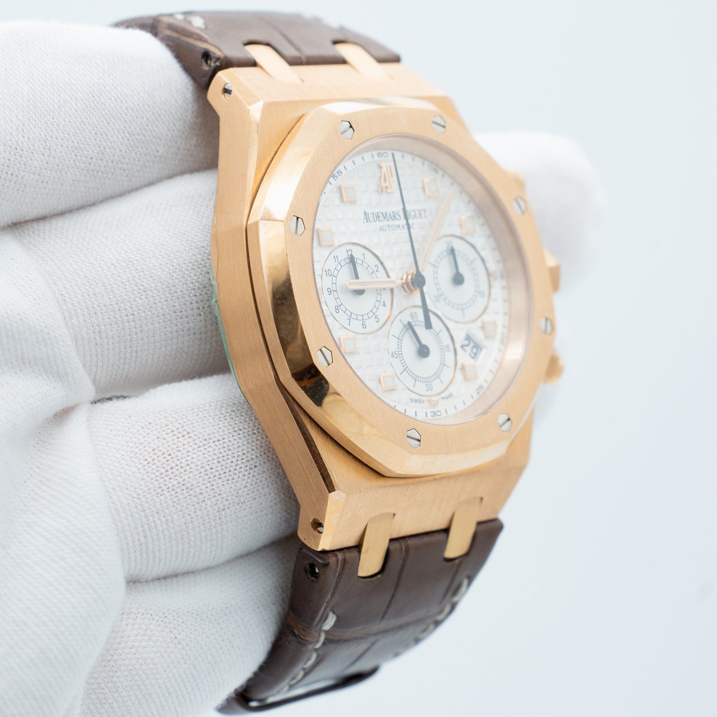 Audemars Piguet Royal Oak 18K Rose Gold Mens Watch 26022OR.OO.D088CR.01