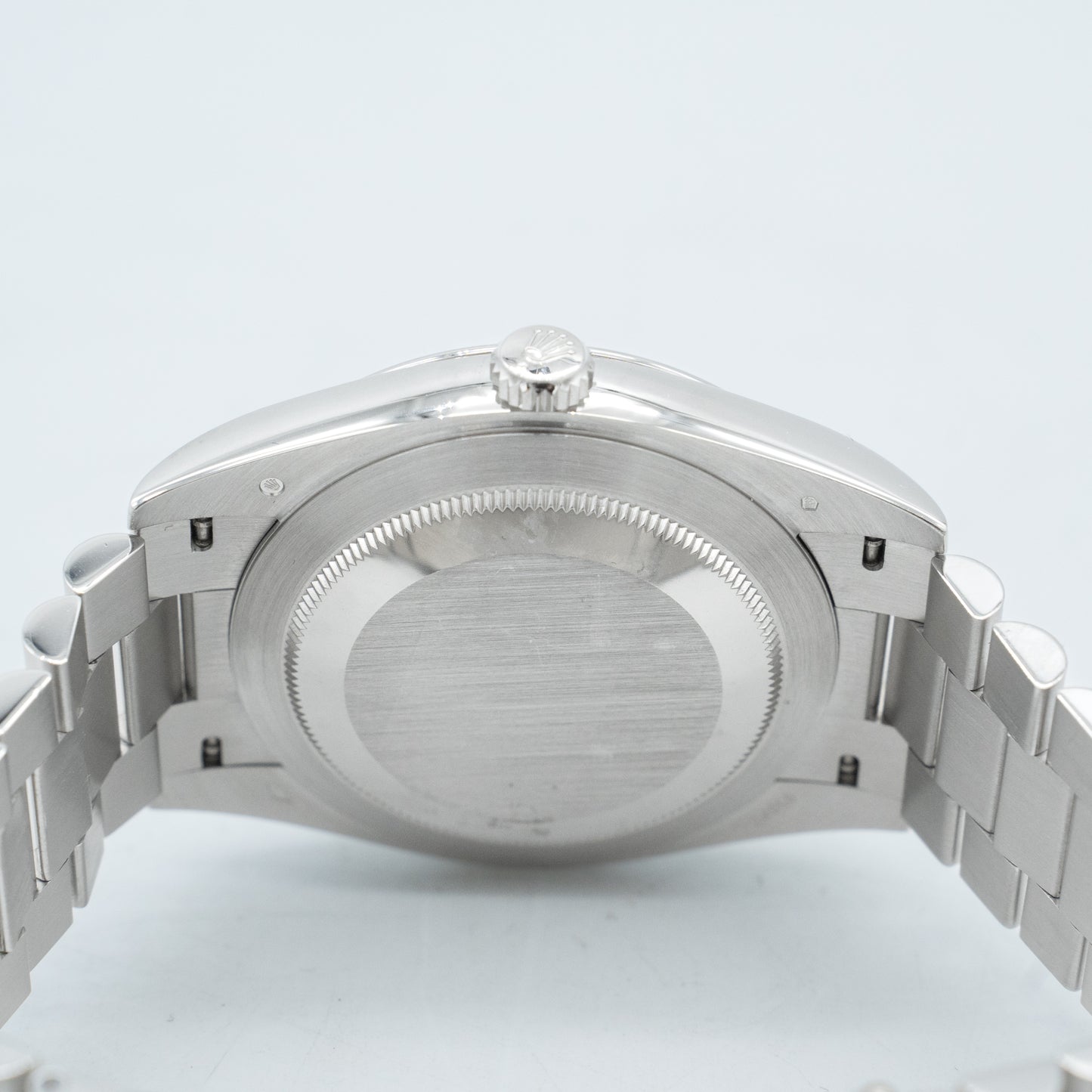 Rolex Day-Date Platinum Reference 228206 Black Index 2020 with Service Card