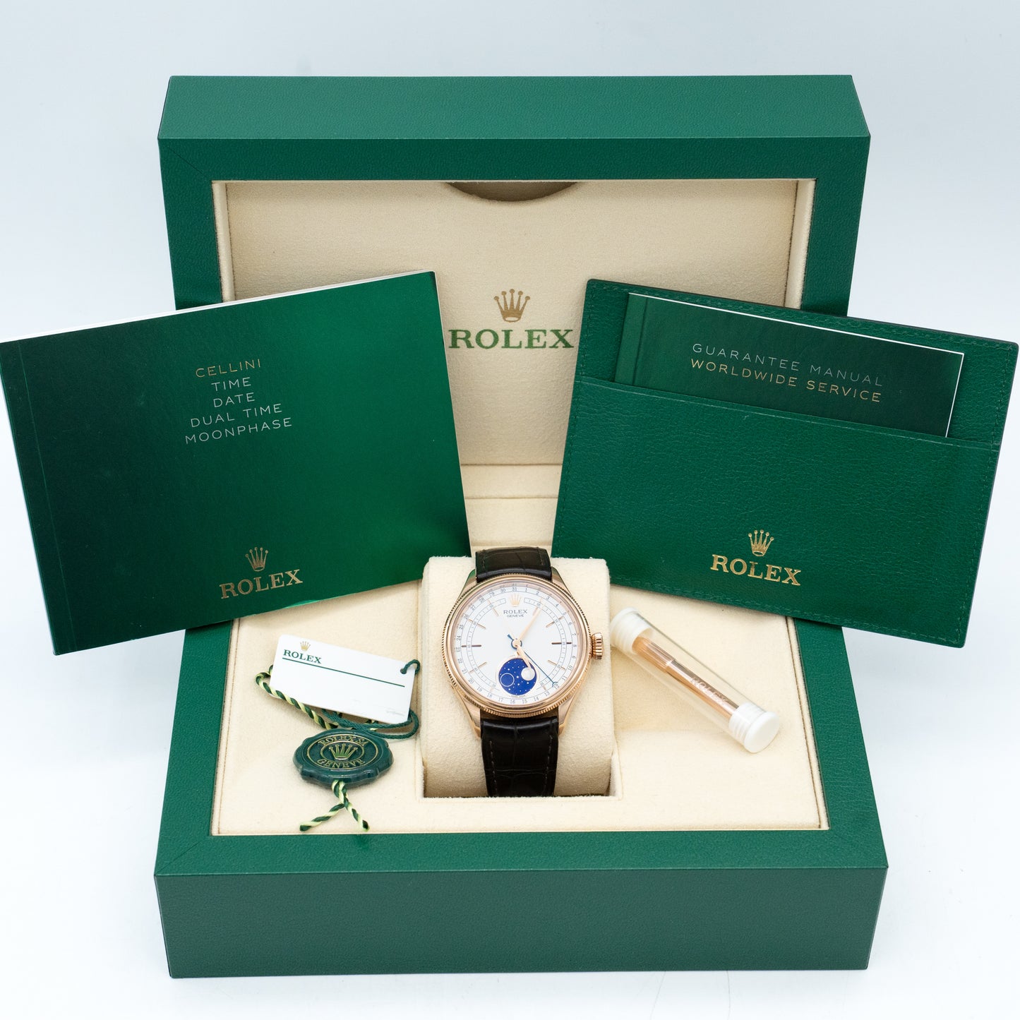 Rolex Cellini Moonphase Rose Gold 50535