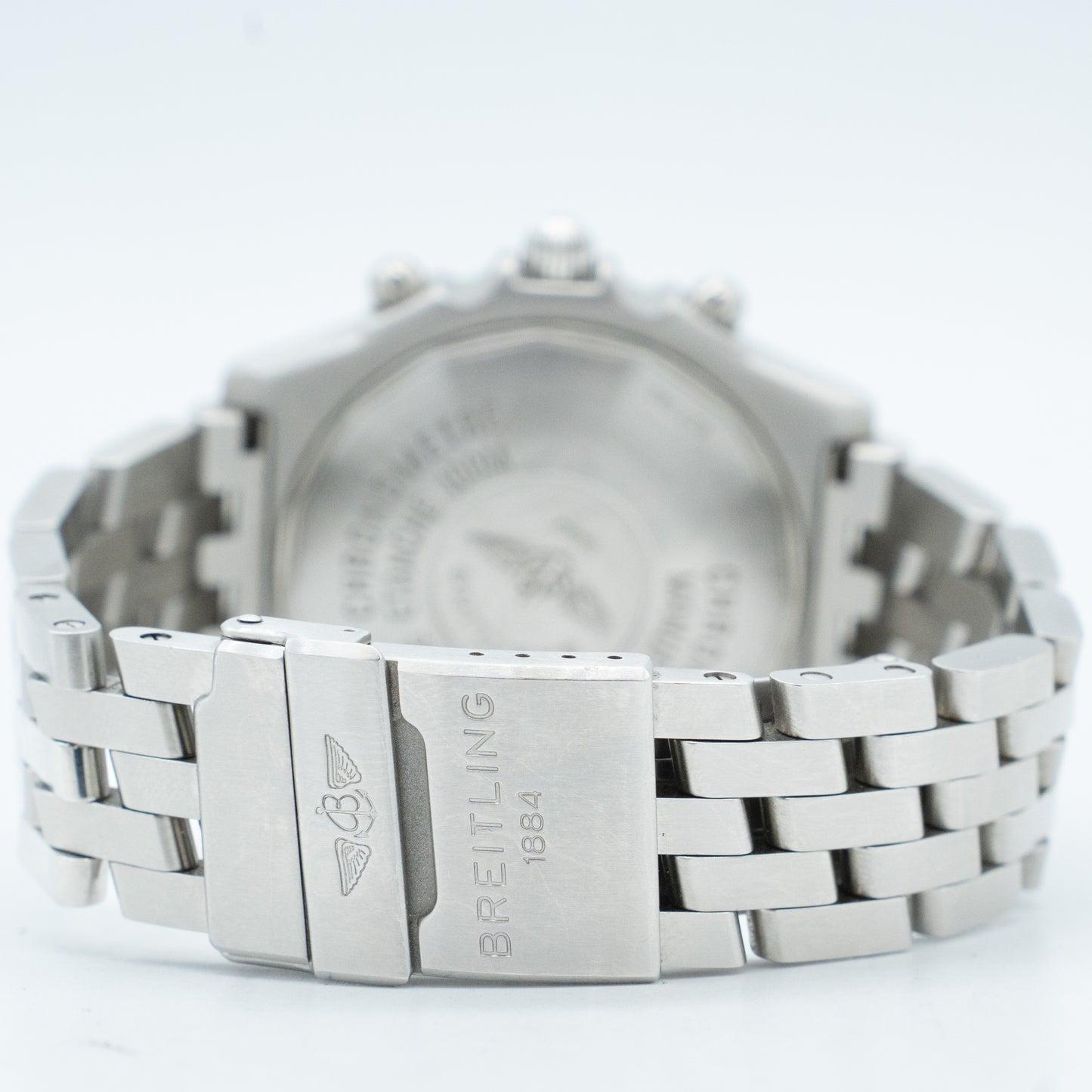Breitling Crosswind 43mm Steel Chronograph Silver Dial Automatic Watch A13355