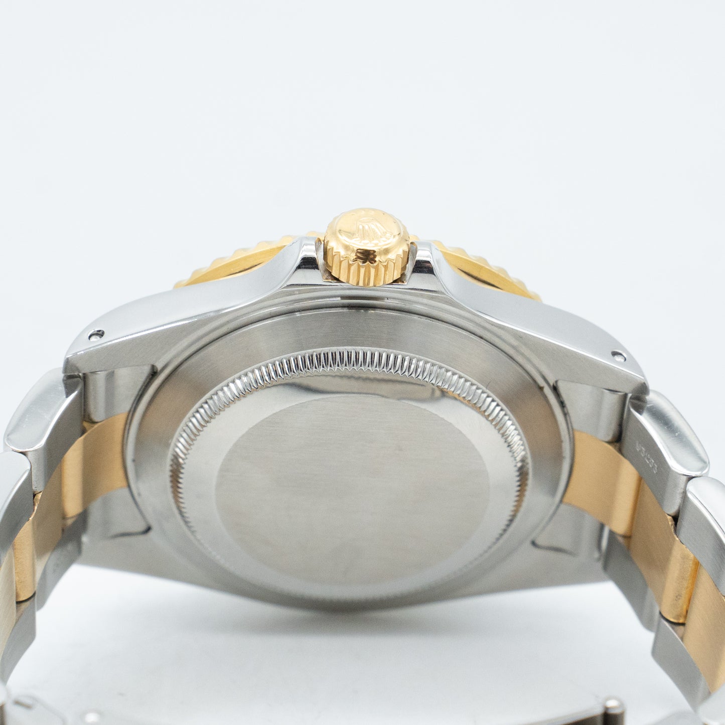 Rolex Submariner Date 40mm Blue Two-Tone 18K Yellow Gold Stainless Watch 16613