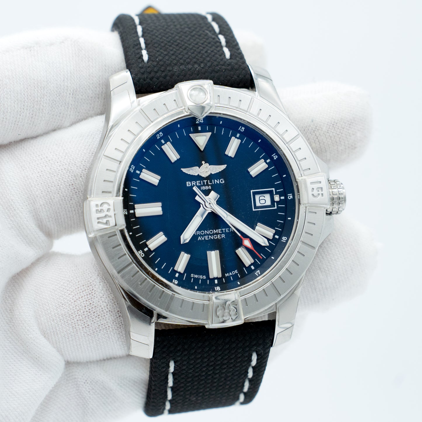 BREITLING AVENGER AUTOMATIC 43 BLACK DIAL A17318101B1X1