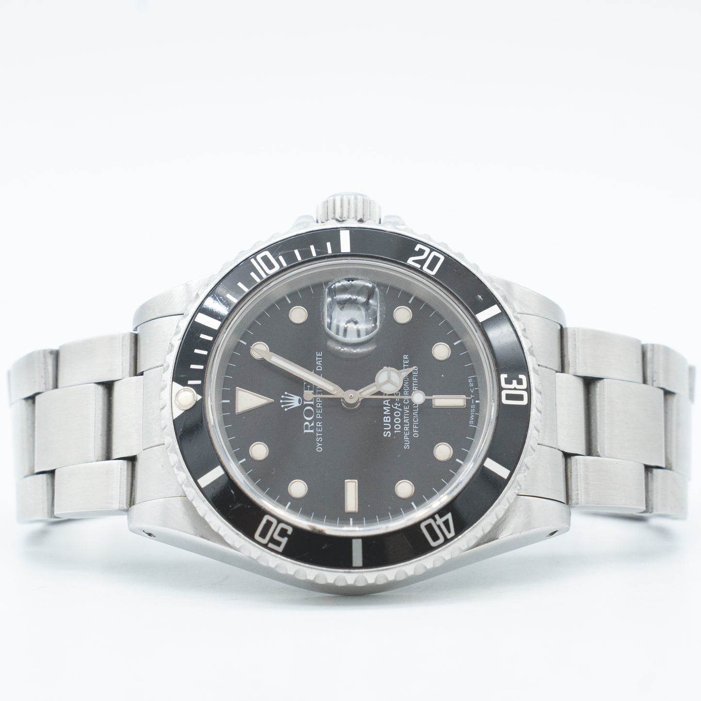 Rolex Submariner Date 40mm 16610 Black Stainless Steel