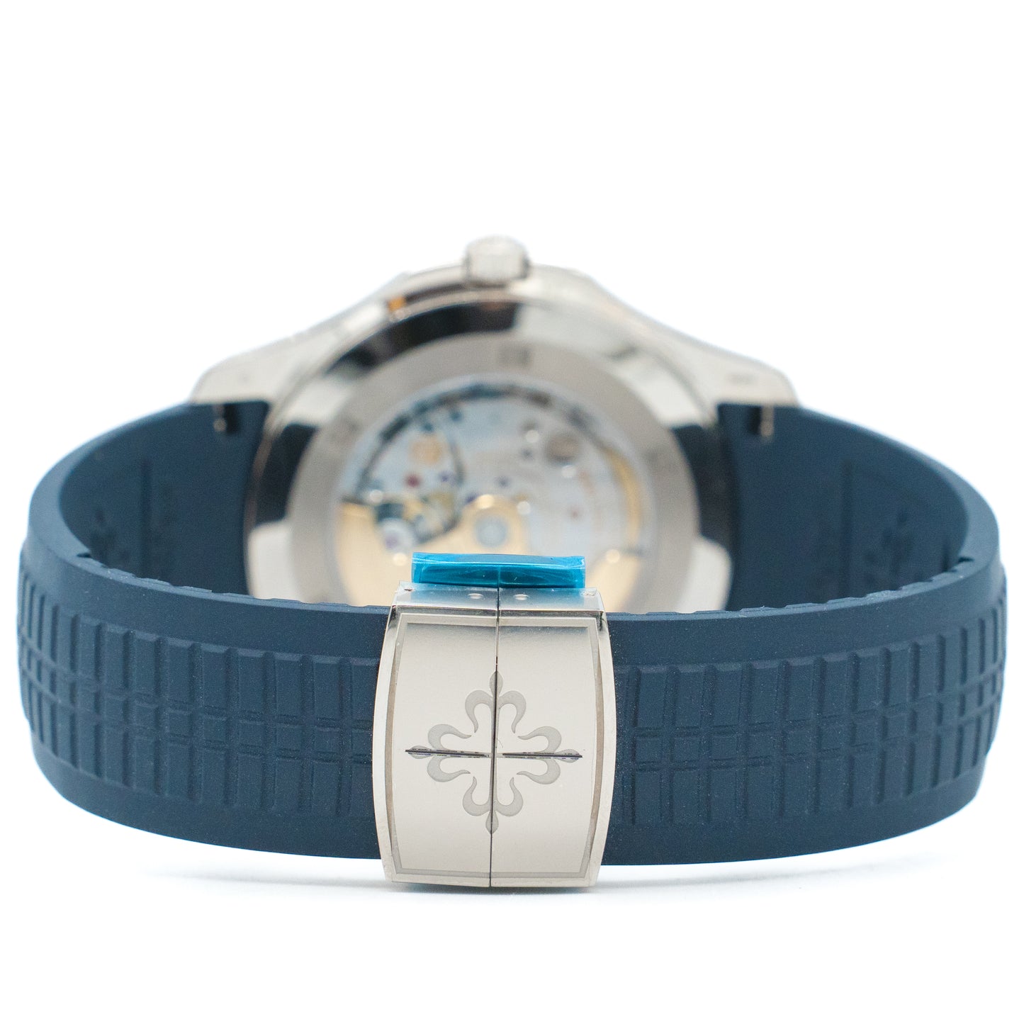 2025 Patek Philippe Aquanaut Travel Time White Gold Blue Dial 42mm 5168G-001 B&P