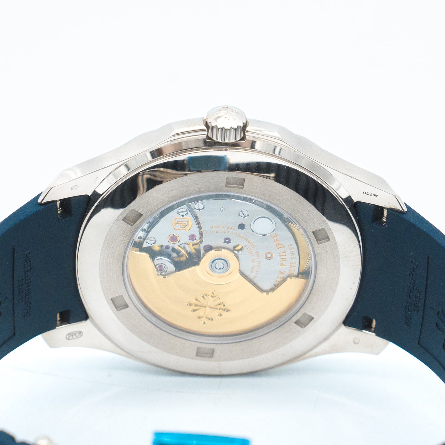 2025 Patek Philippe Aquanaut Travel Time White Gold Blue Dial 42mm 5168G-001 B&P