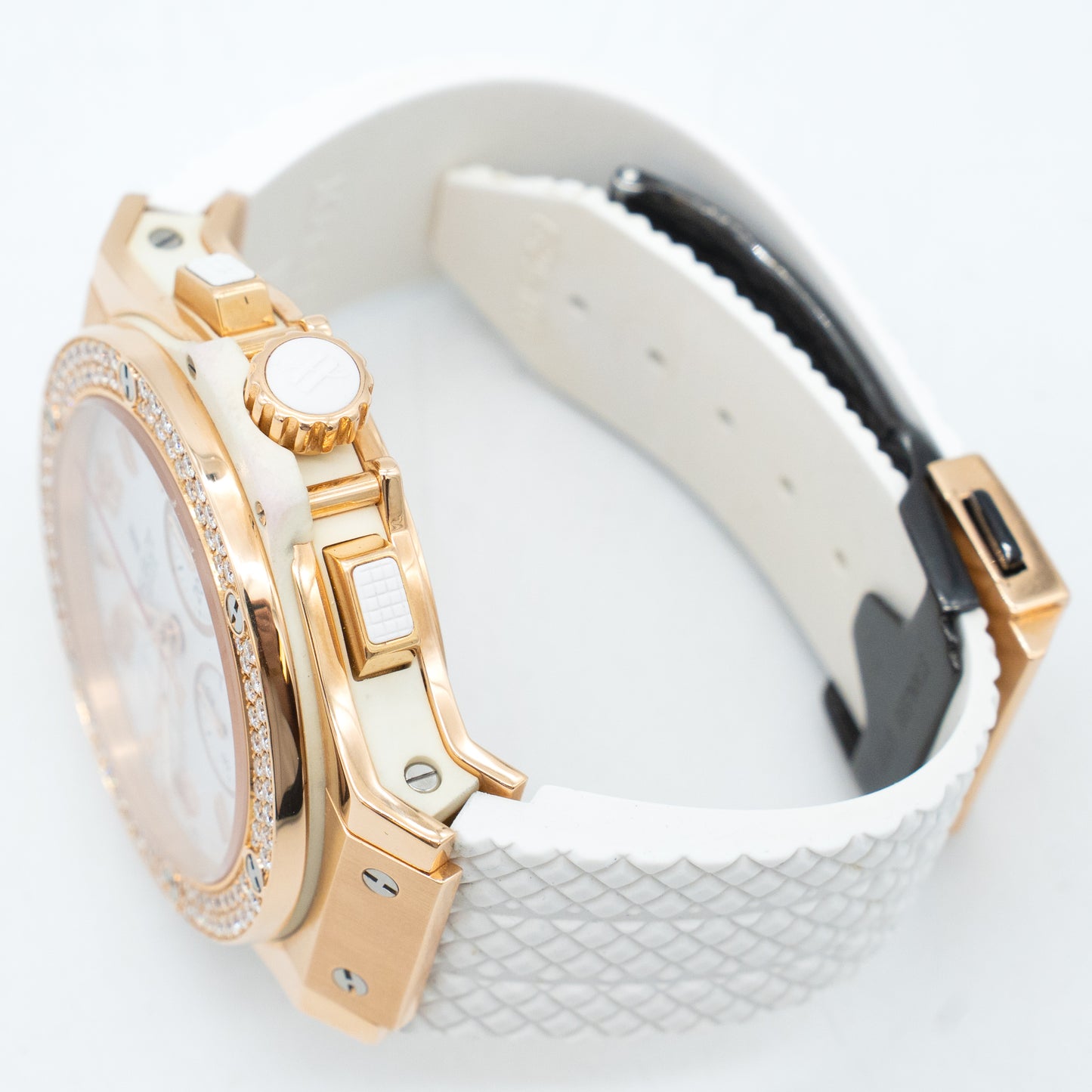 HUBLOT Big Bang 44 mm Diamonds Automatic 301.PE.230.RW.114 White Dial