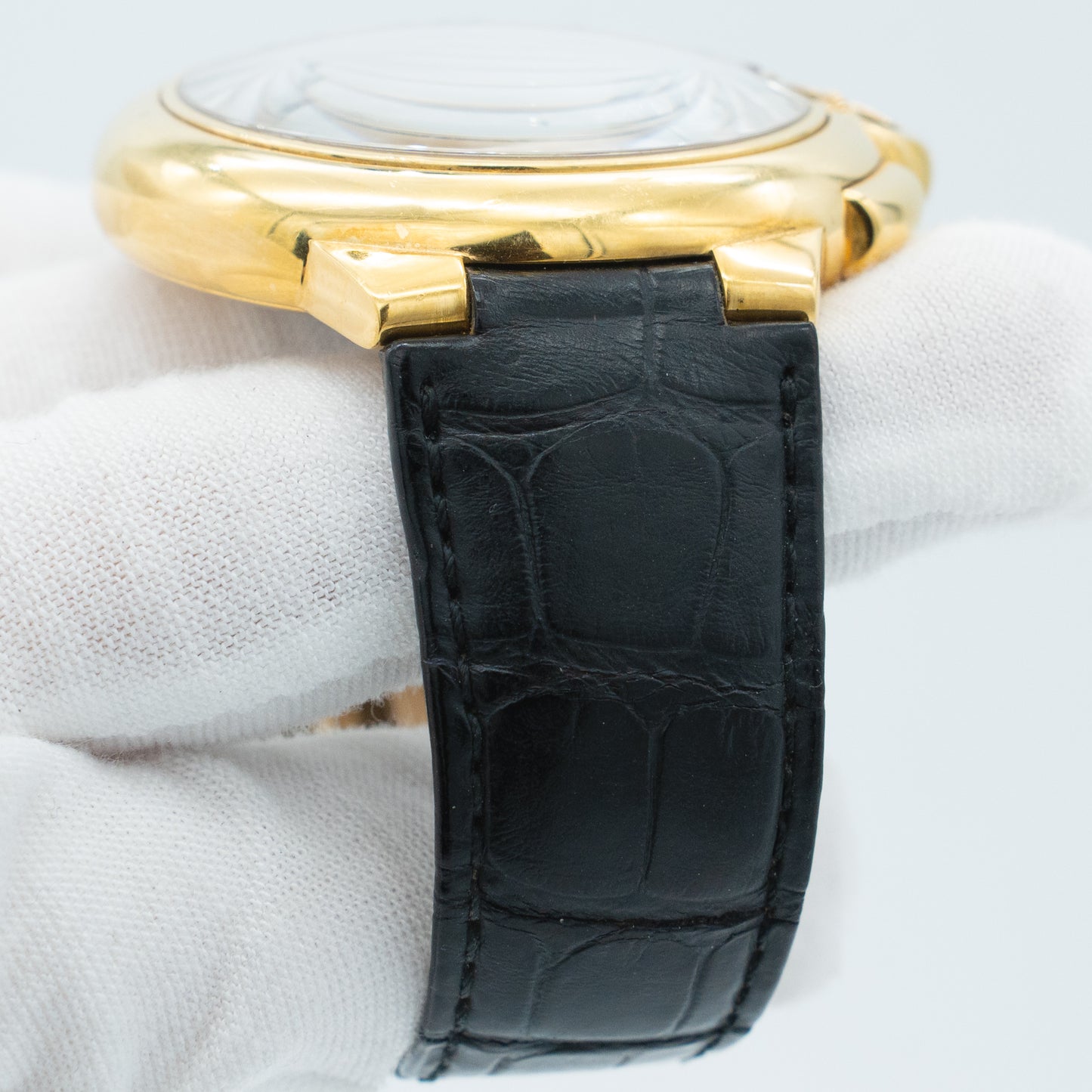 Cartier Ballon Bleu 44mm18K Yellow Gold Silver Dial W6920007
