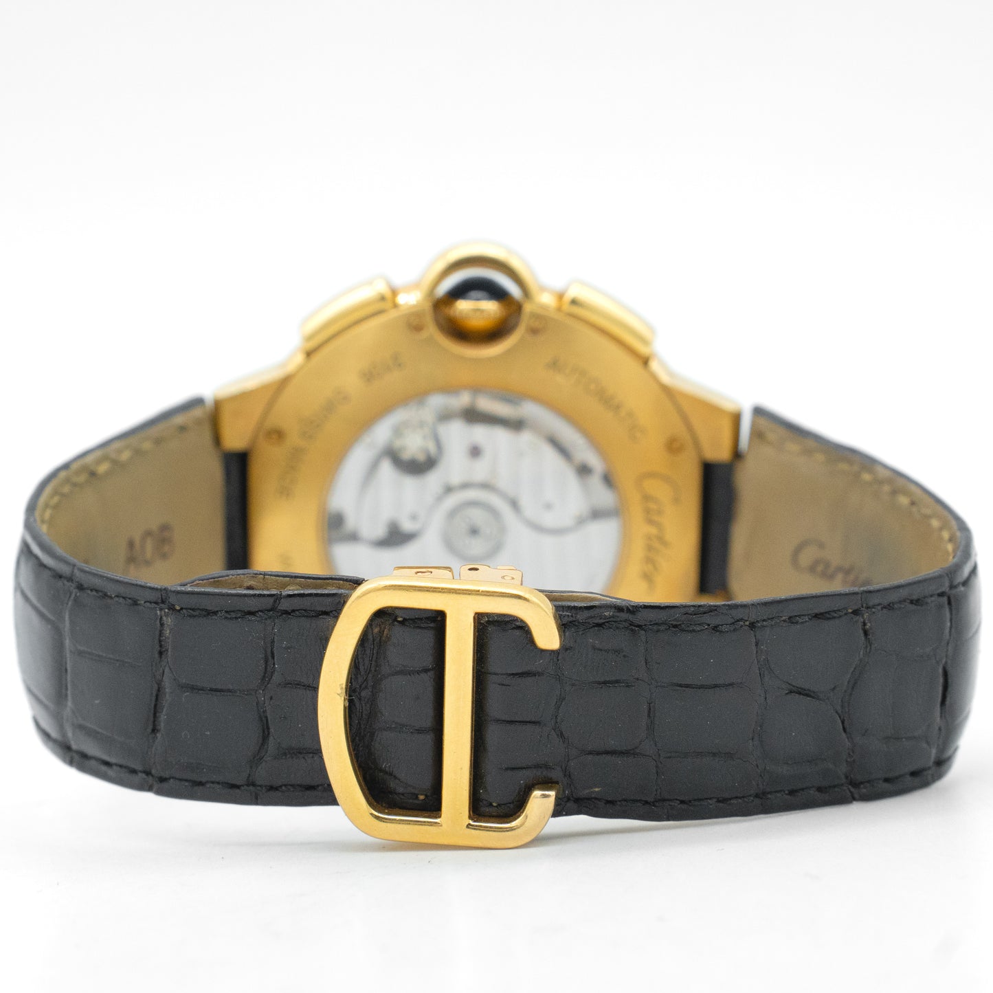 Cartier Ballon Bleu 44mm18K Yellow Gold Silver Dial W6920007