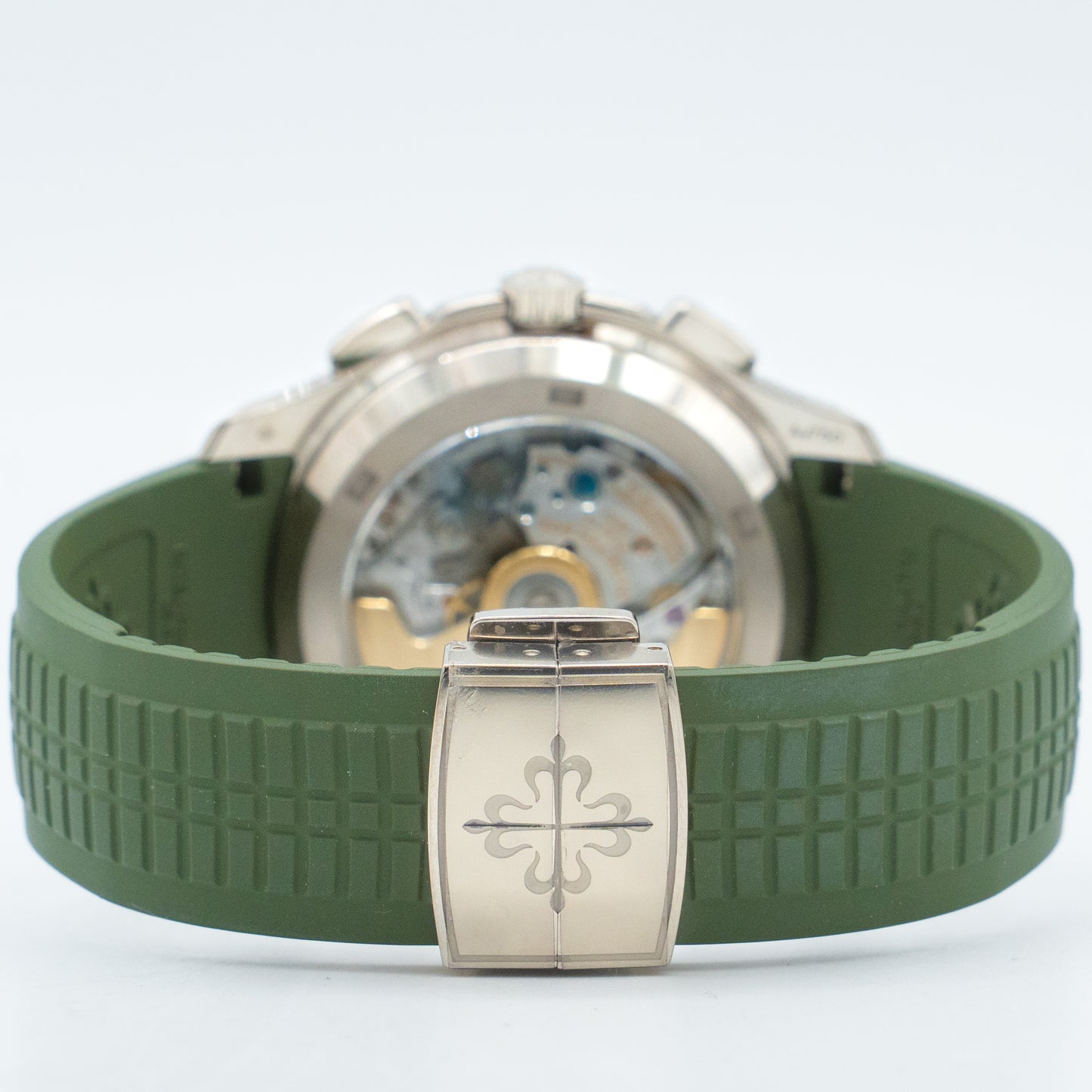 Patek Philippe Aquanaut 5968G-010 White Gold Khaki Green Dial