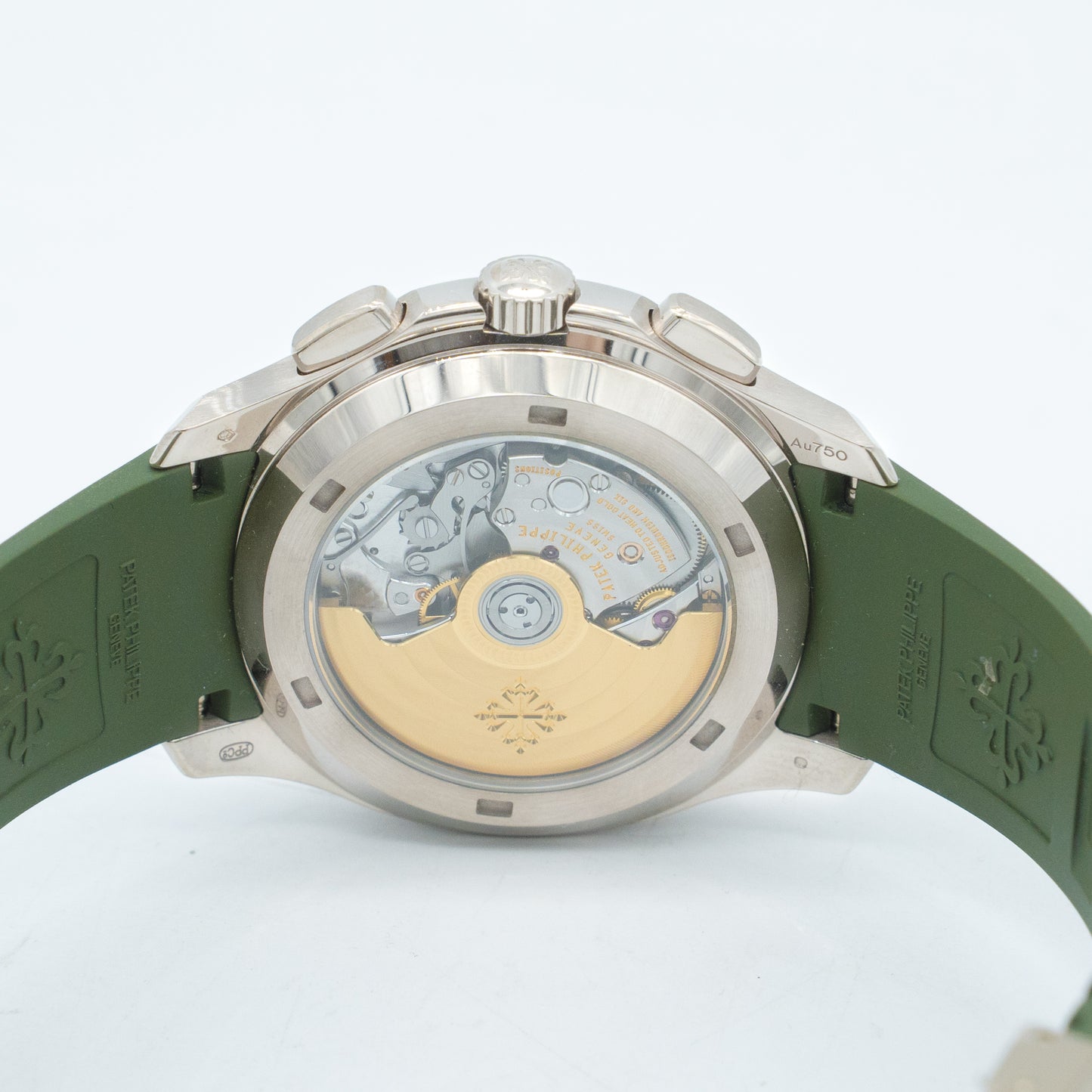 Patek Philippe Aquanaut 5968G-010 White Gold Khaki Green Dial