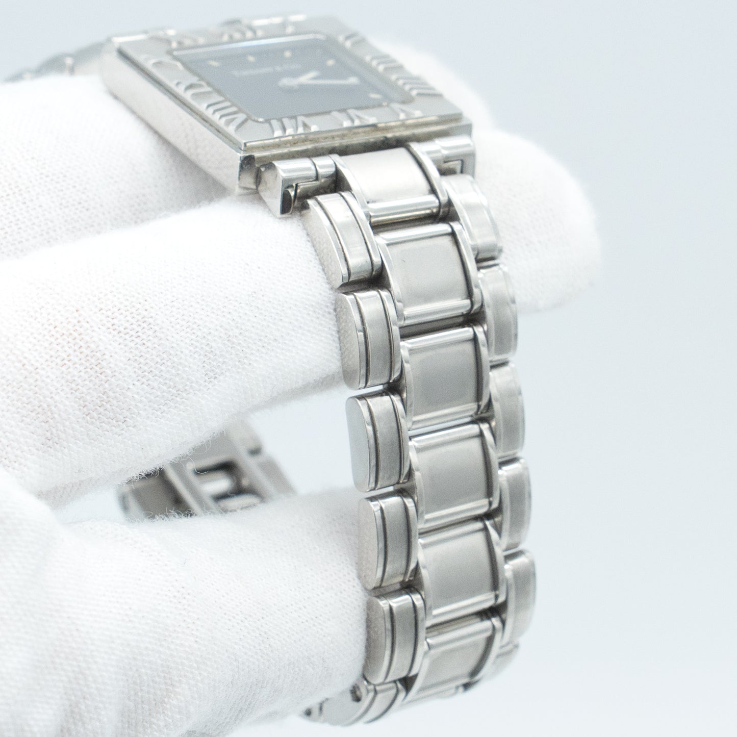 Tiffany & Co. Atlas Quartz Square Watch Stainless Steel