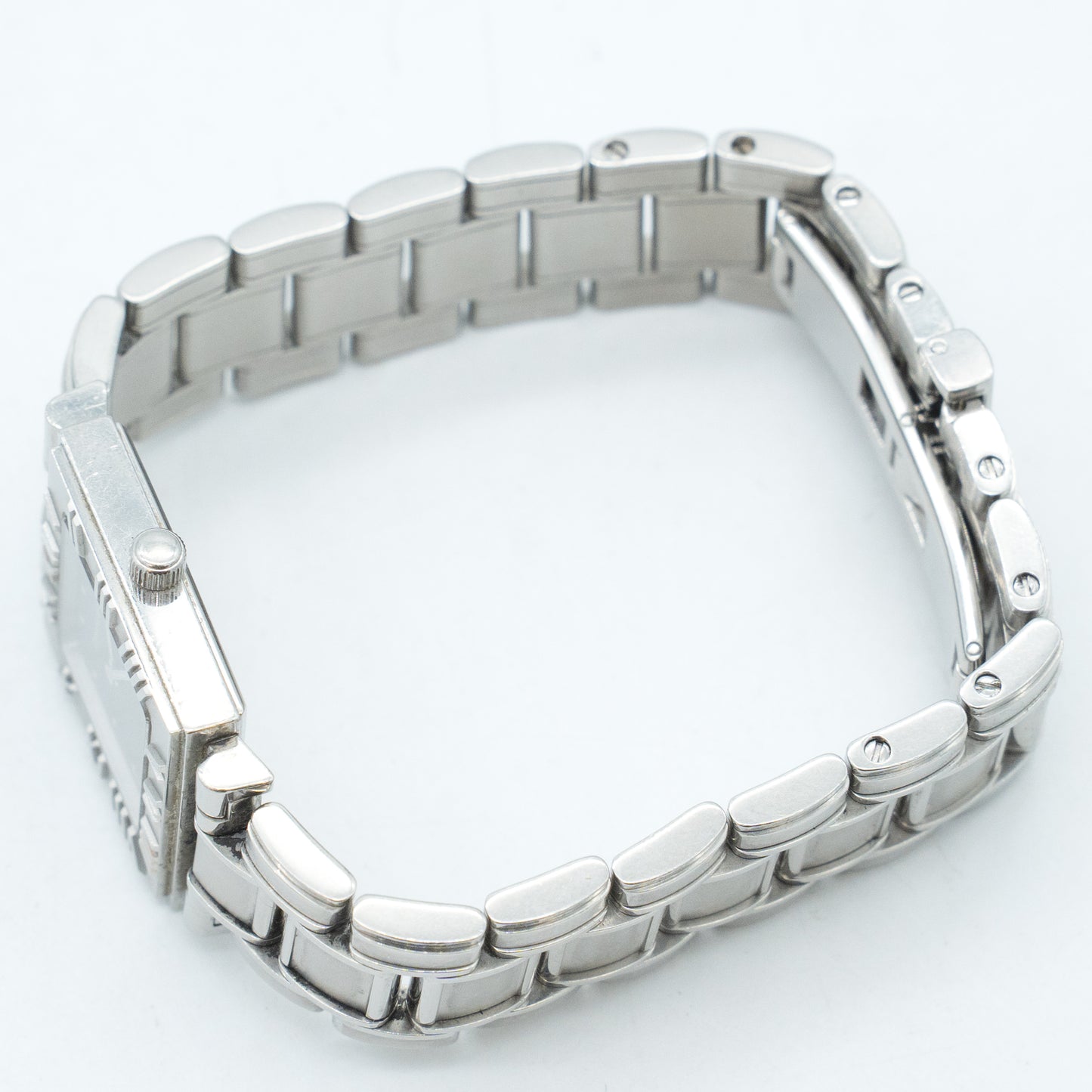 Tiffany & Co. Atlas Quartz Square Watch Stainless Steel