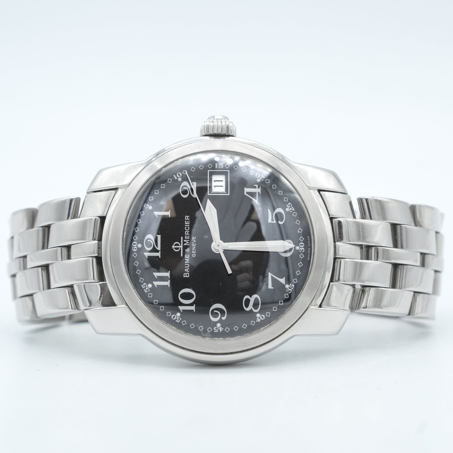 Baume & Mercier MV045214 Black Dial Quartz 37mm Round Dial