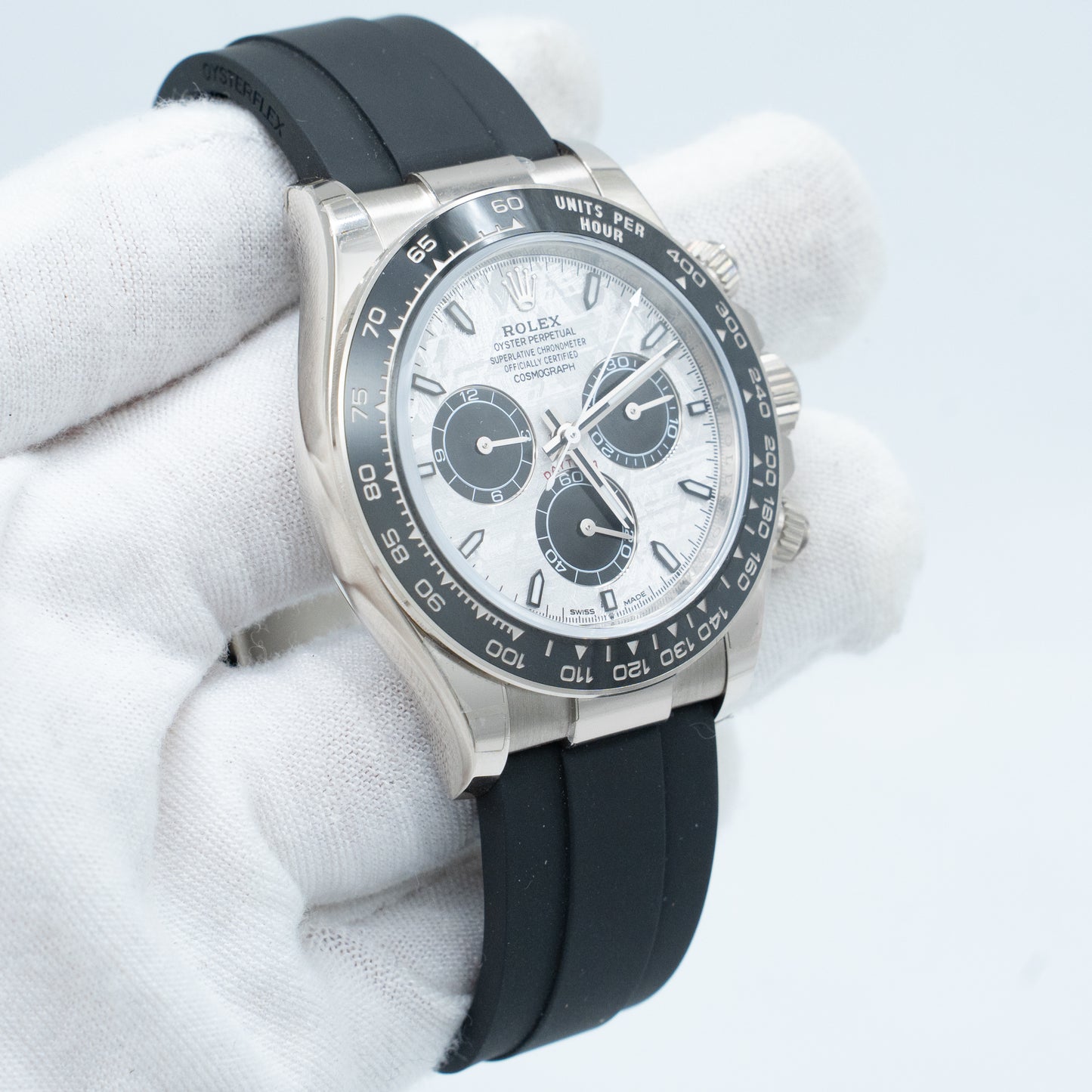 2025 New Rolex Cosmograph Daytona Meteorite 126519LN 18k White Gold B&P