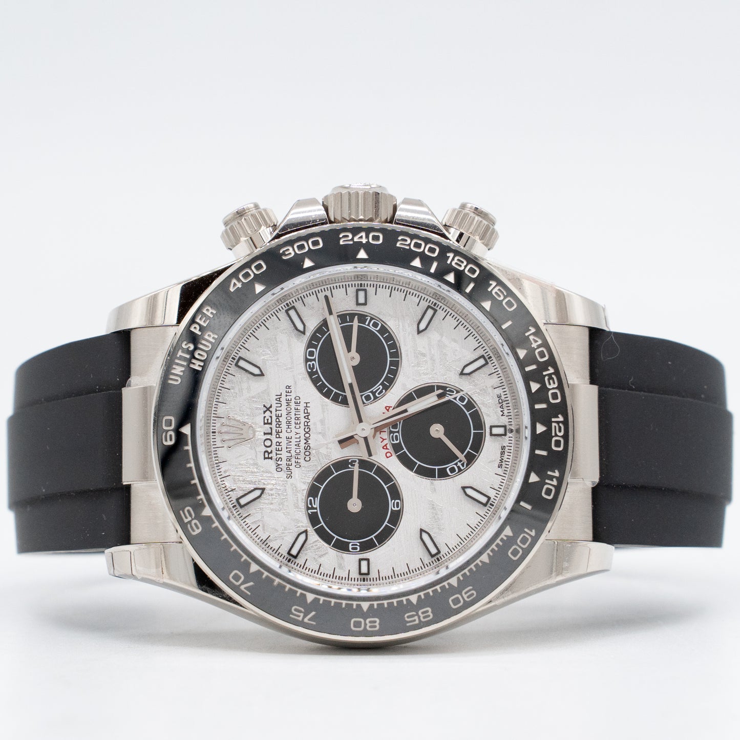 2025 New Rolex Cosmograph Daytona Meteorite 126519LN 18k White Gold B&P