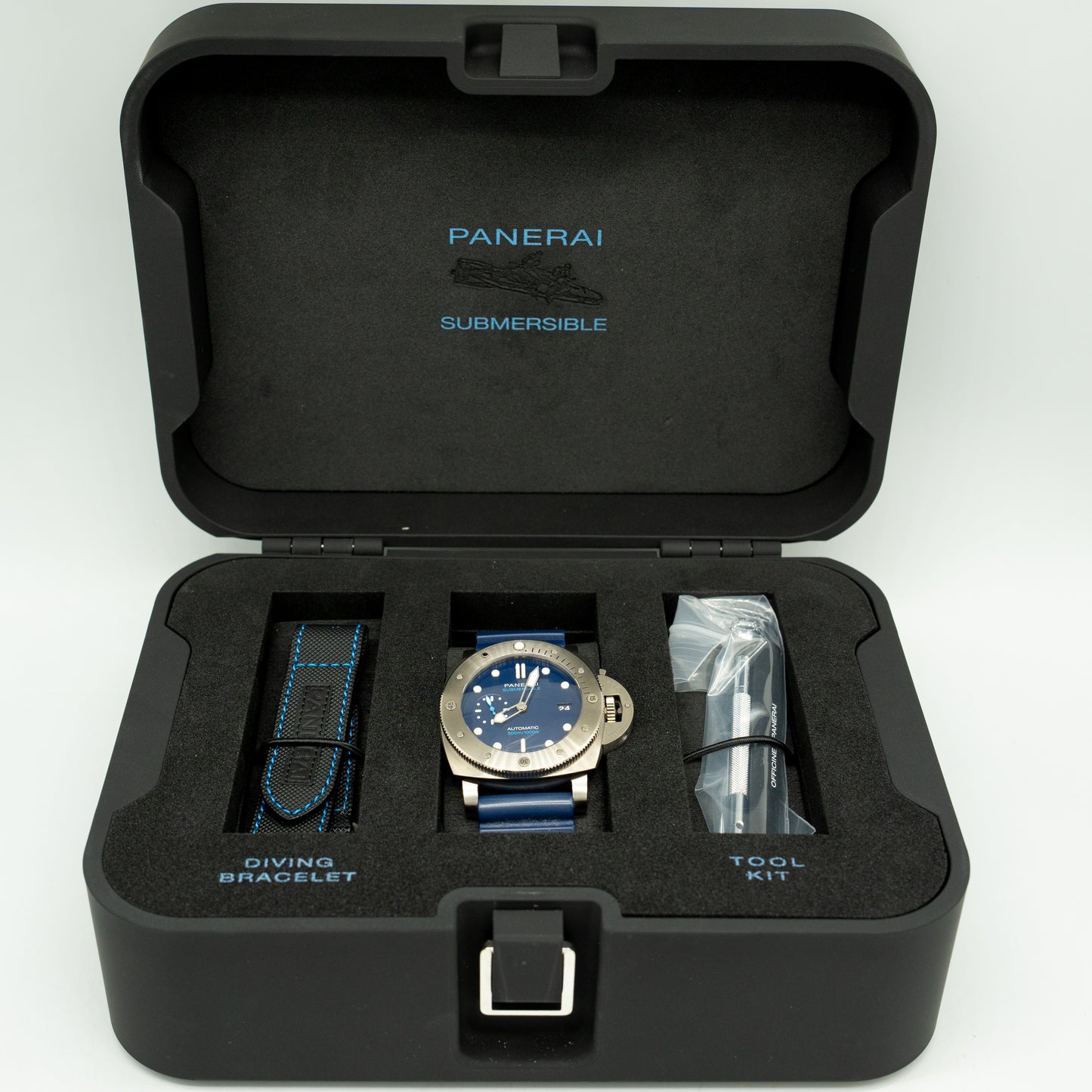 Panerai Submersible PAM00692 BMG-TECH Titanium Automatic Blue Dial Watch 47mm