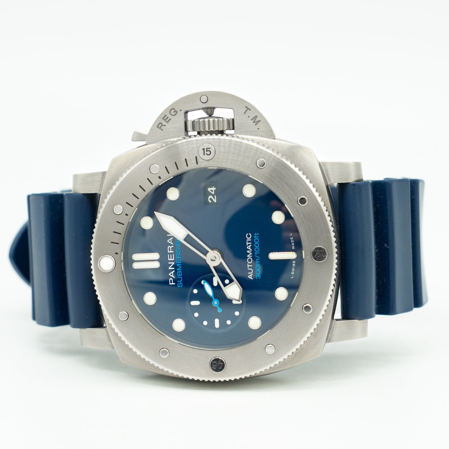 Panerai Submersible PAM00692 BMG-TECH Titanium Automatic Blue Dial Watch 47mm