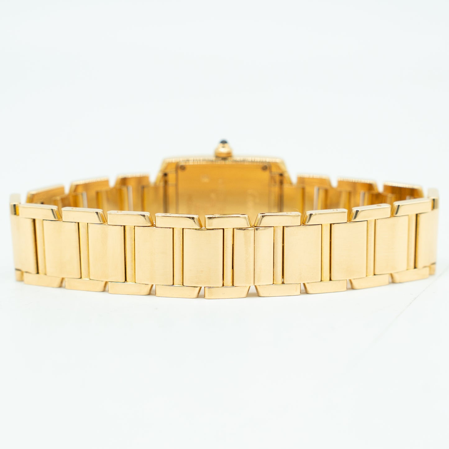 Cartier Tank Francaise W50002N2/1820 Yellow Gold Ladies Watch Box & Papers 1996