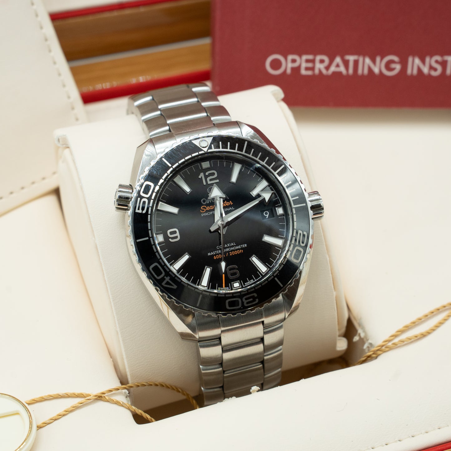 Omega Seamaster Planet Ocean 215.30.40.20.01.001 Black Dial 2018 Box & Papers