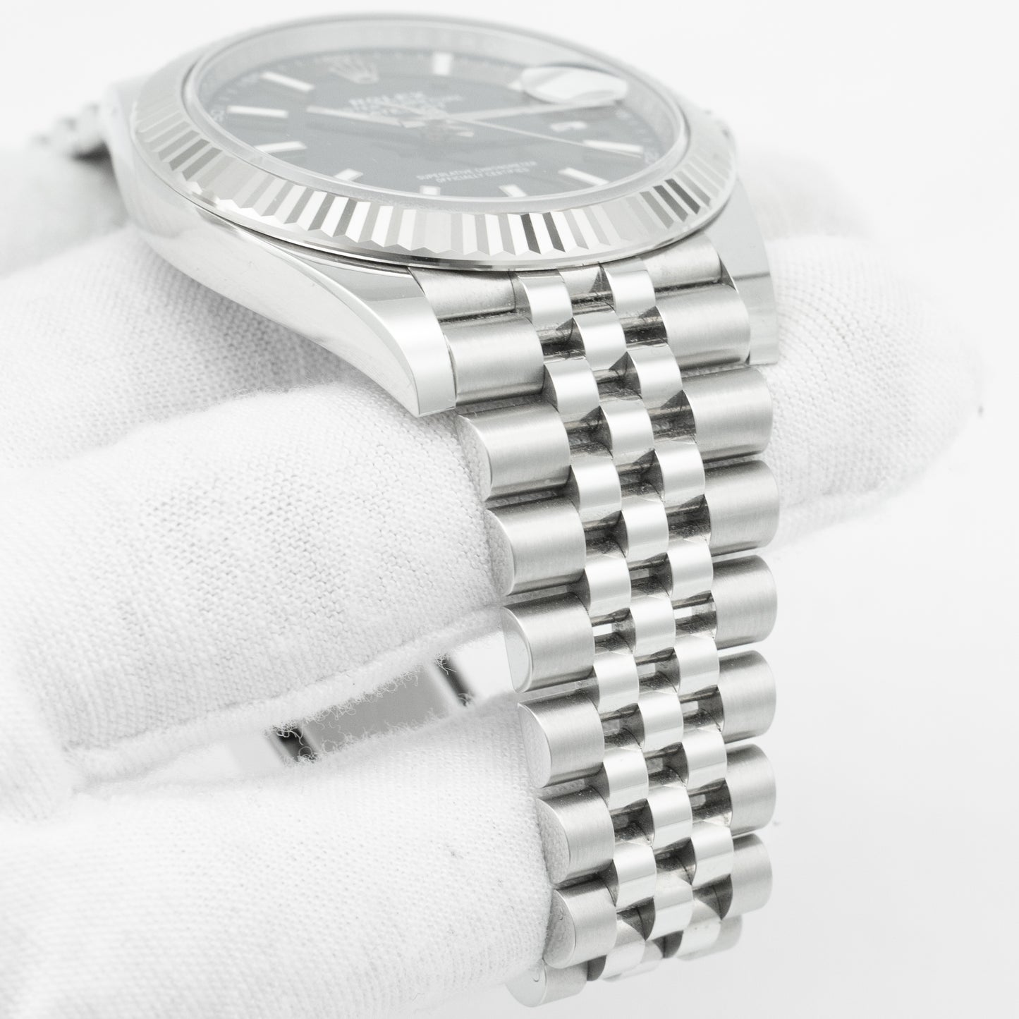 Rolex Datejust Black Dial 126334 Fluted Bezel Jubilee Bracelet 41MM 2021