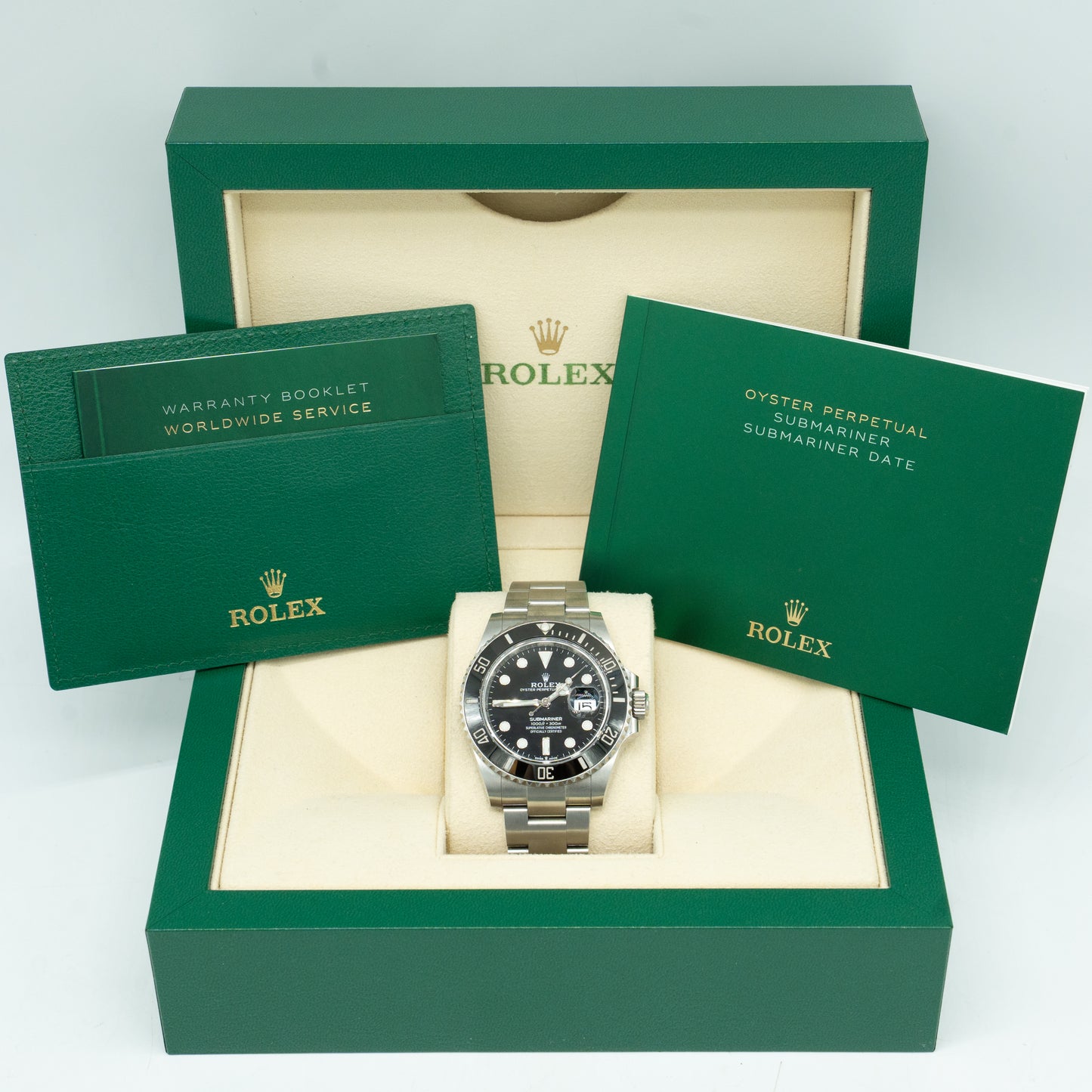 ROLEX Submariner Date 41mm Oyster Black Ceramic 126610LN Box & Papers 2022