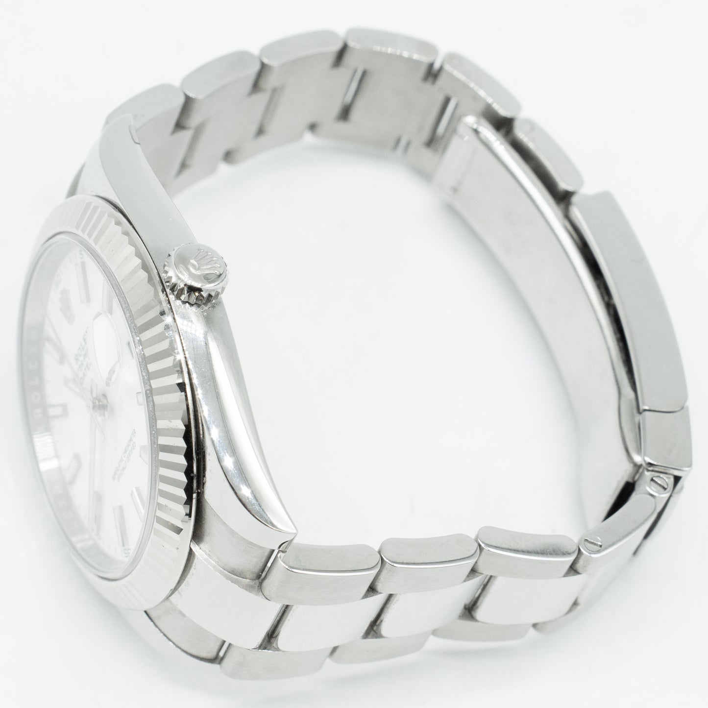 Rolex Datejust White Dial 126334 Fluted Bezel Oyster Bracelet 41MM 2024 B&P