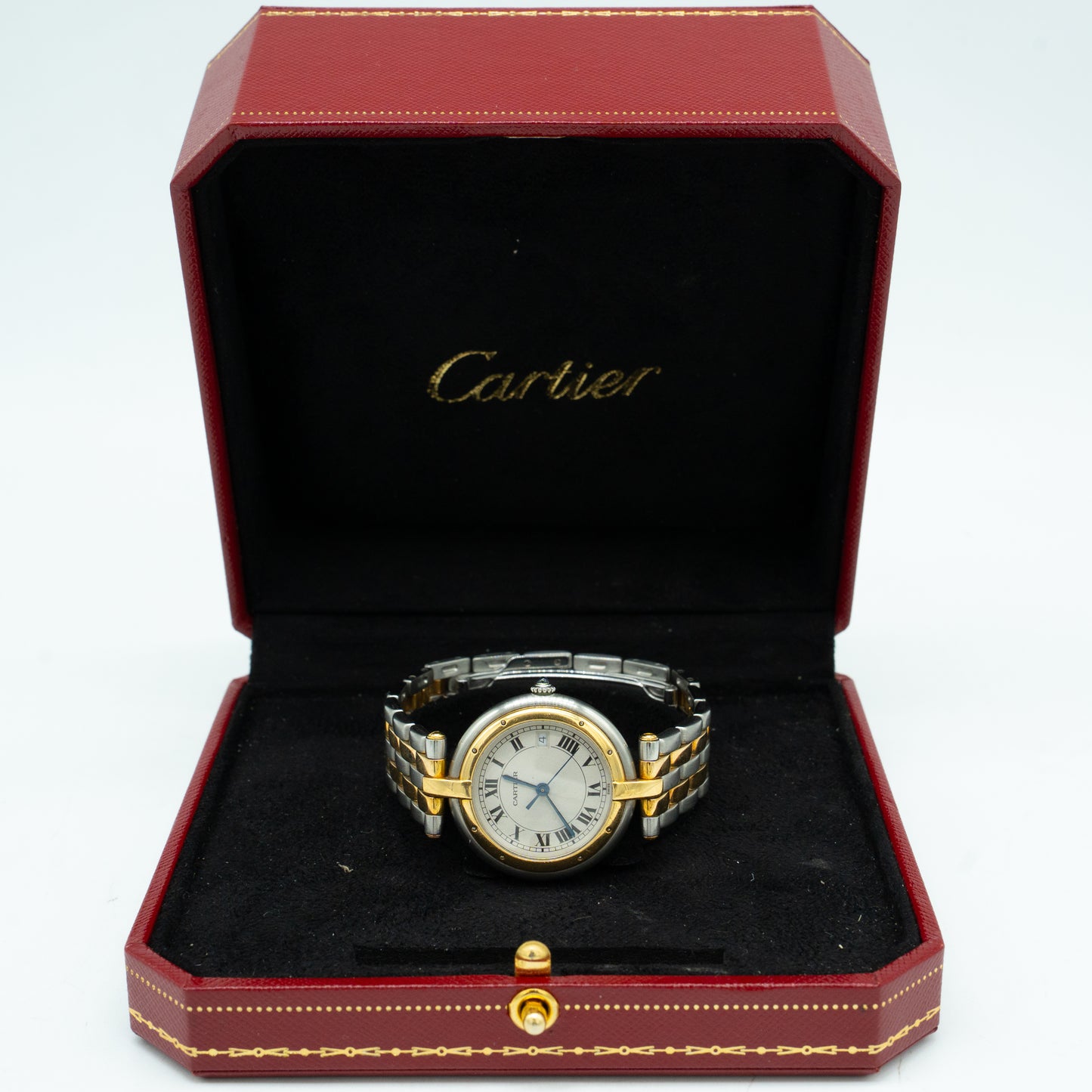 Ladies Cartier Cougar Steel And Gold Round 30mm Watch Ref: 183964