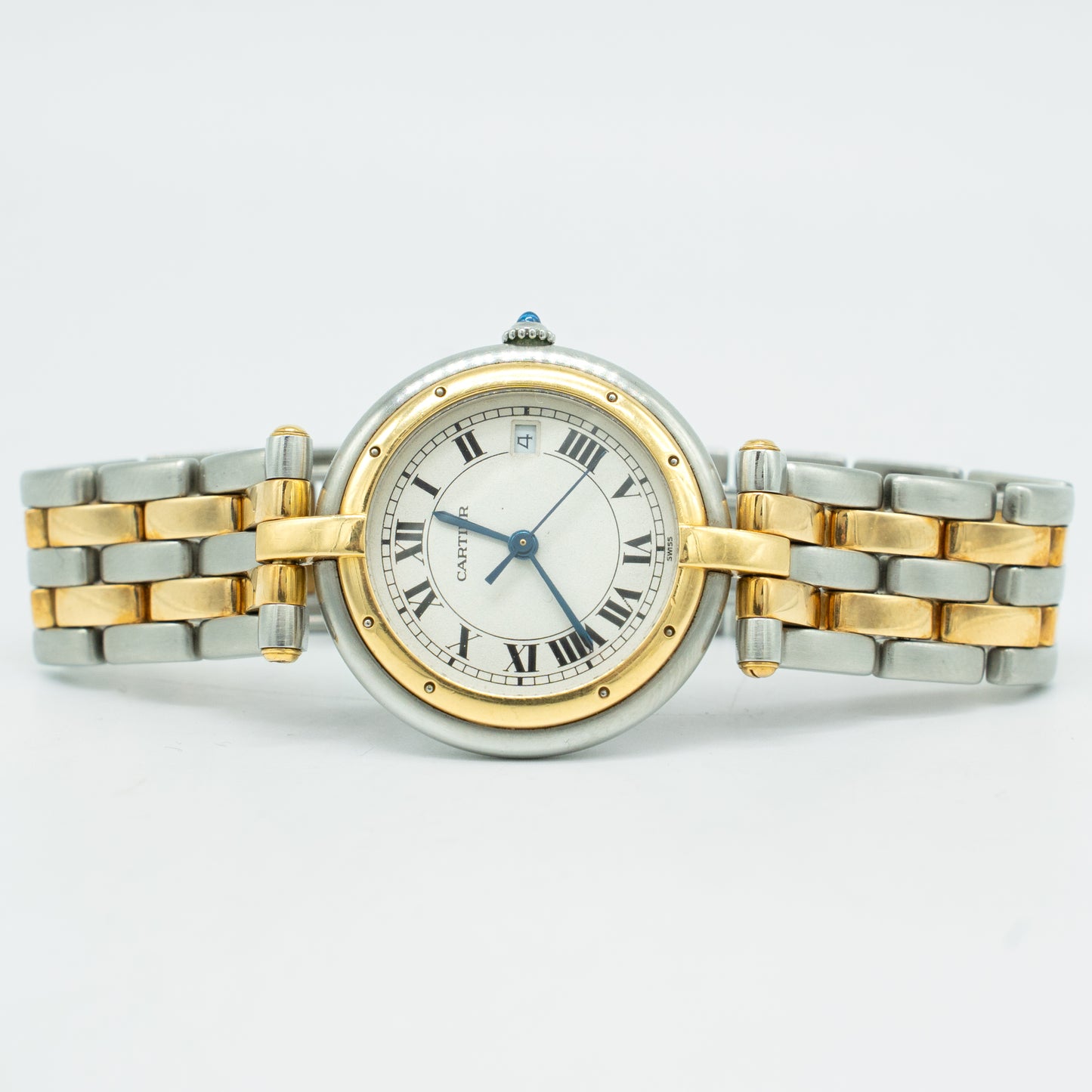 Ladies Cartier Cougar Steel And Gold Round 30mm Watch Ref: 183964