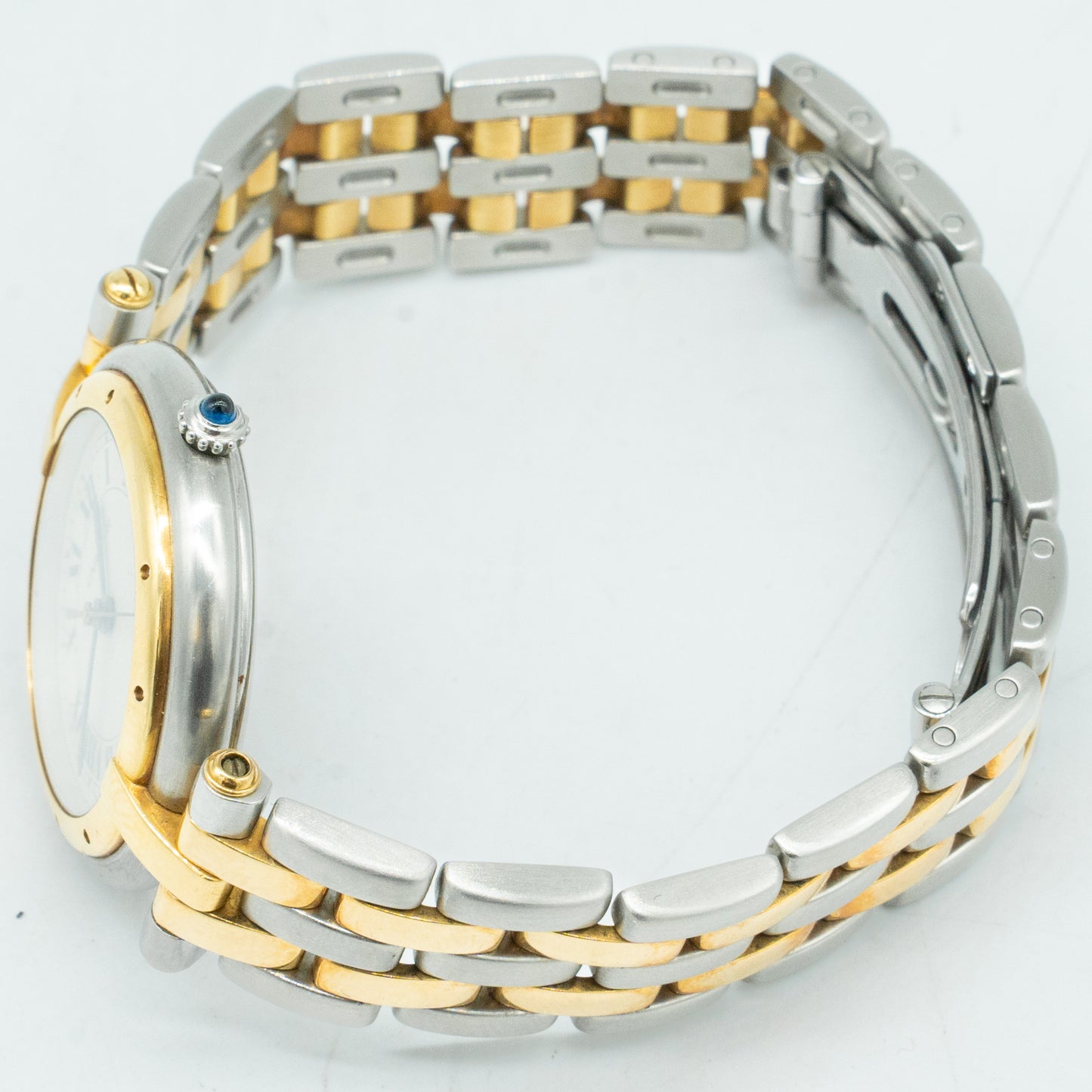 Ladies Cartier Cougar Steel And Gold Round 30mm Watch Ref: 183964