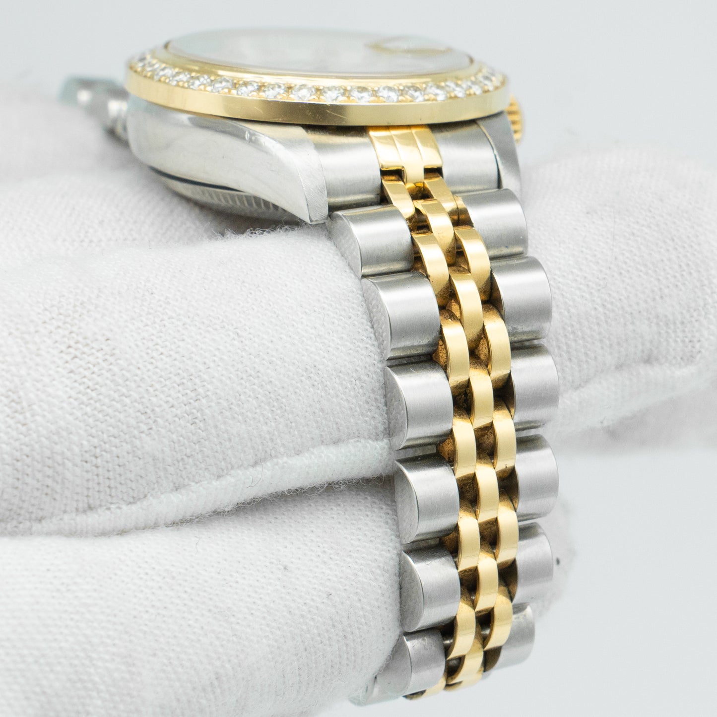 Rolex Datejust 79173 Diamond Two-Tone Jubilee Watch 26mm MOP Dial