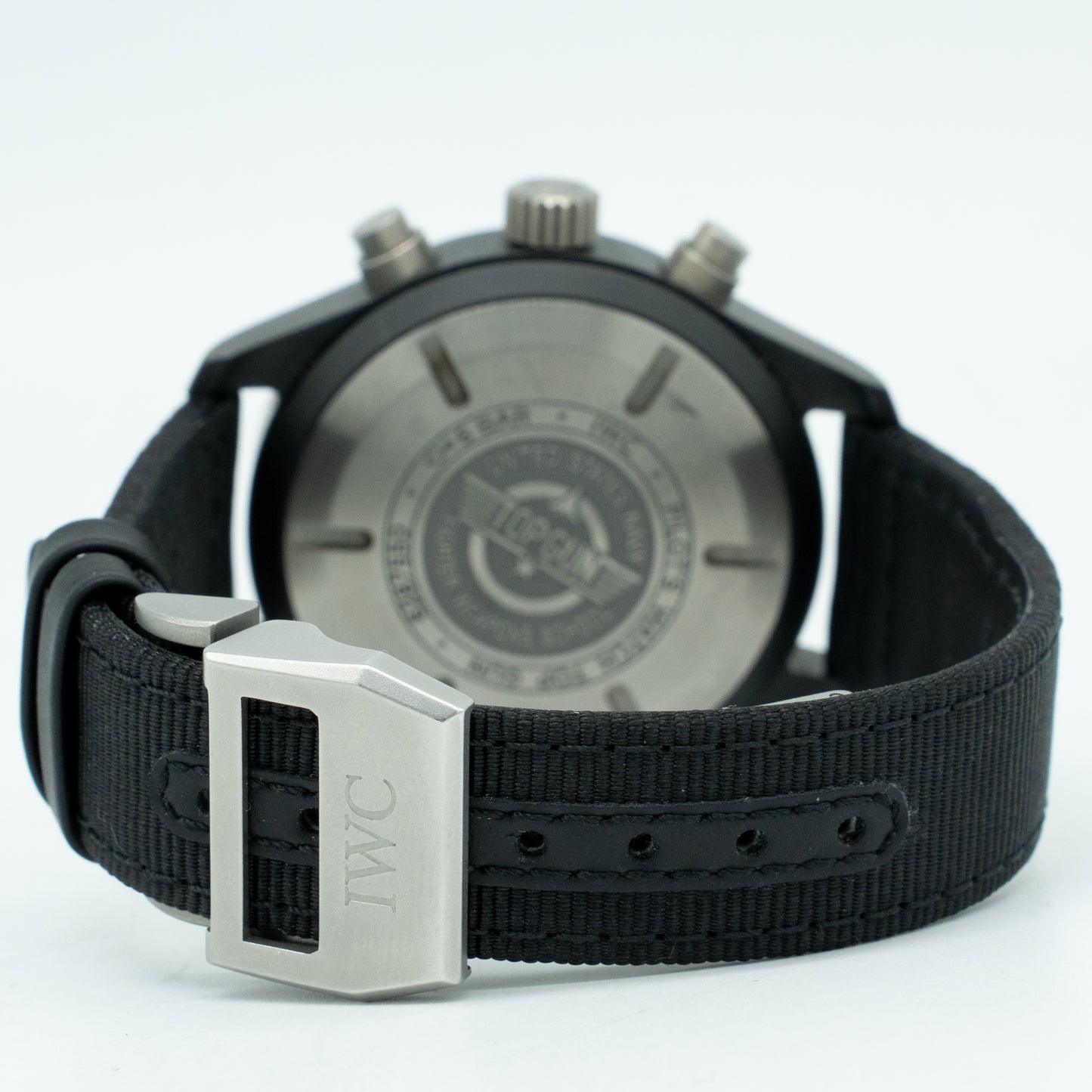 IWC Pilot Top Gun Chronograph IW389101 Automatic Black Dial Men's Watch 2021
