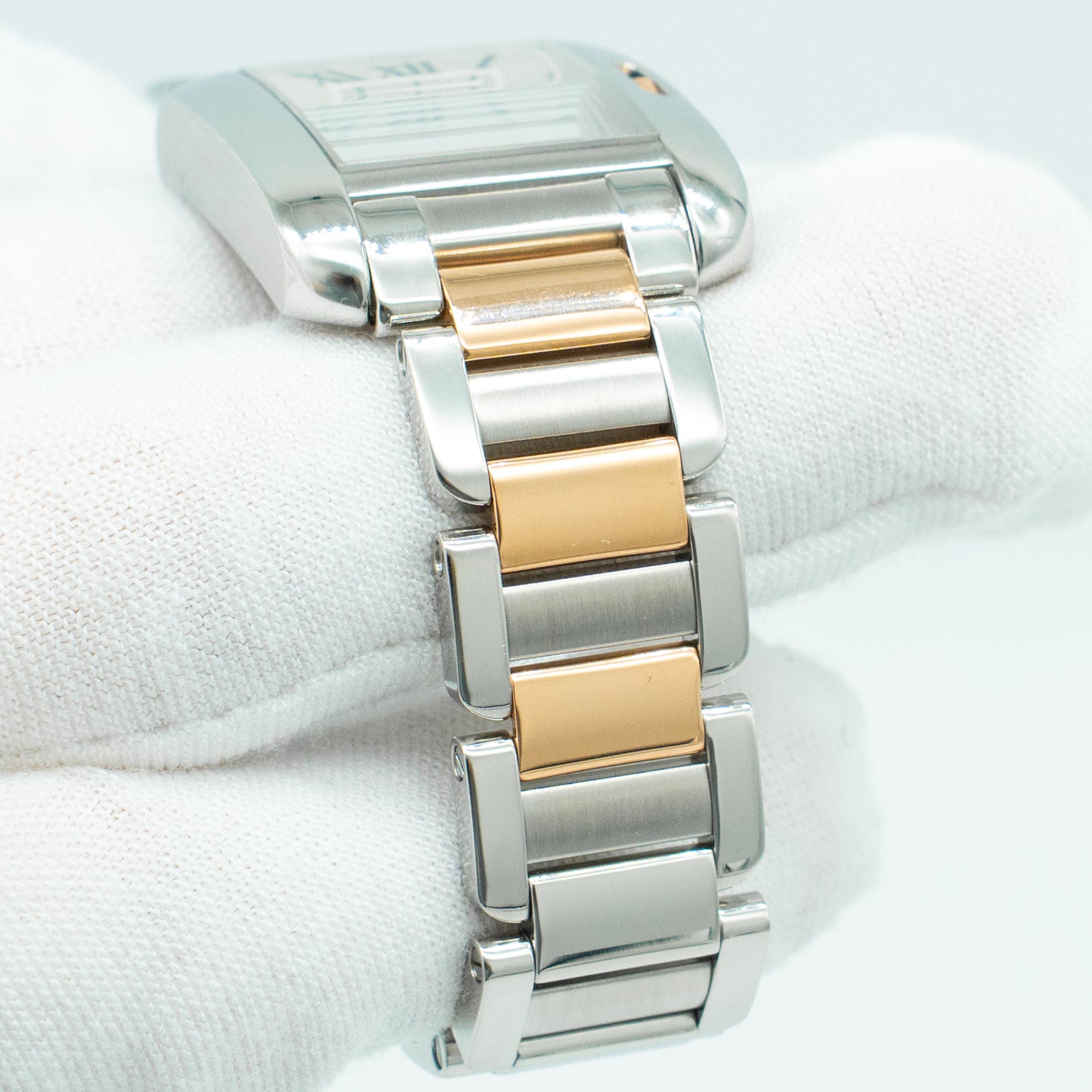 Cartier Tank Anglaise SM PG Combination W5310036 Quartz