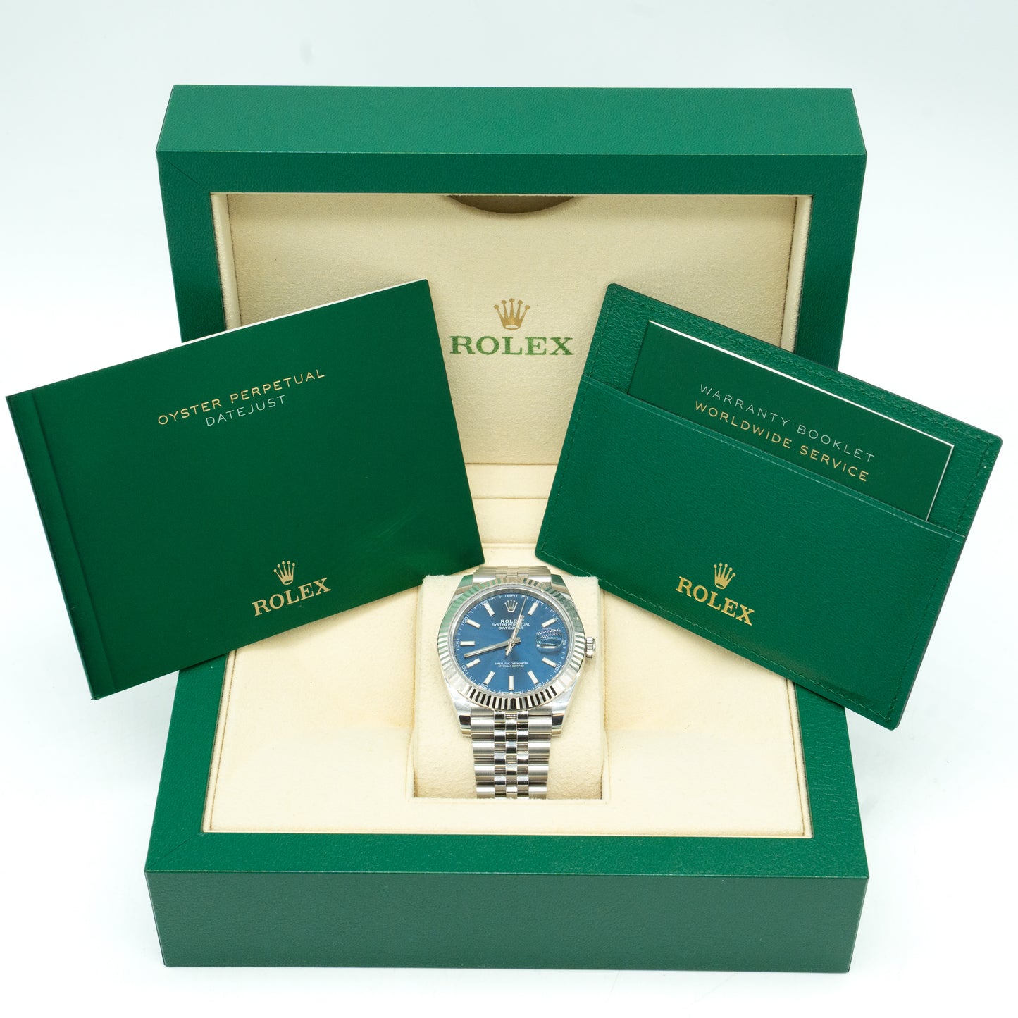 Rolex Datejust Blue Dial 126334 Fluted Bezel Jubilee Bracelet 41MM 2022