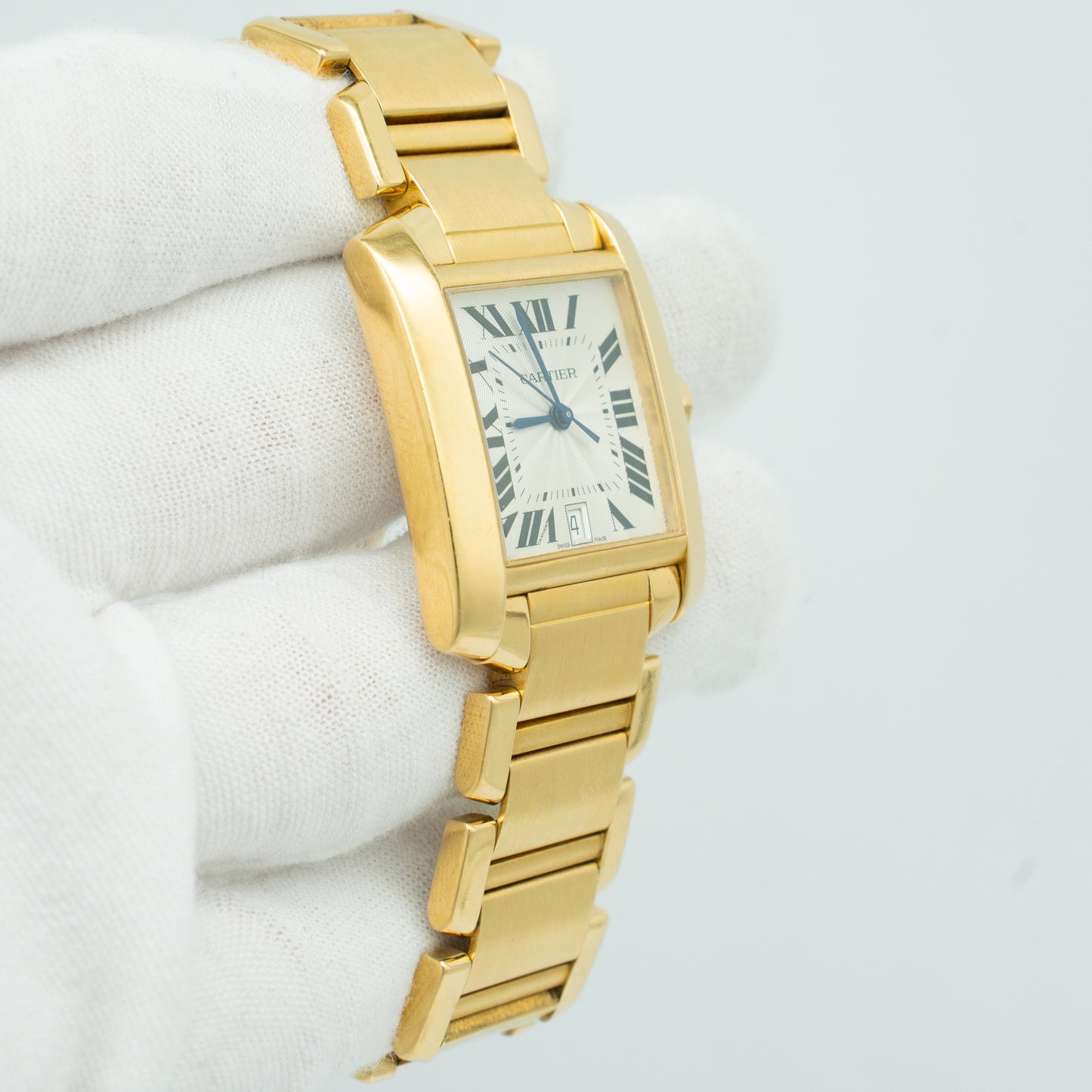 Cartier Tank Francaise 1840 Yellow Gold Ladies Watch